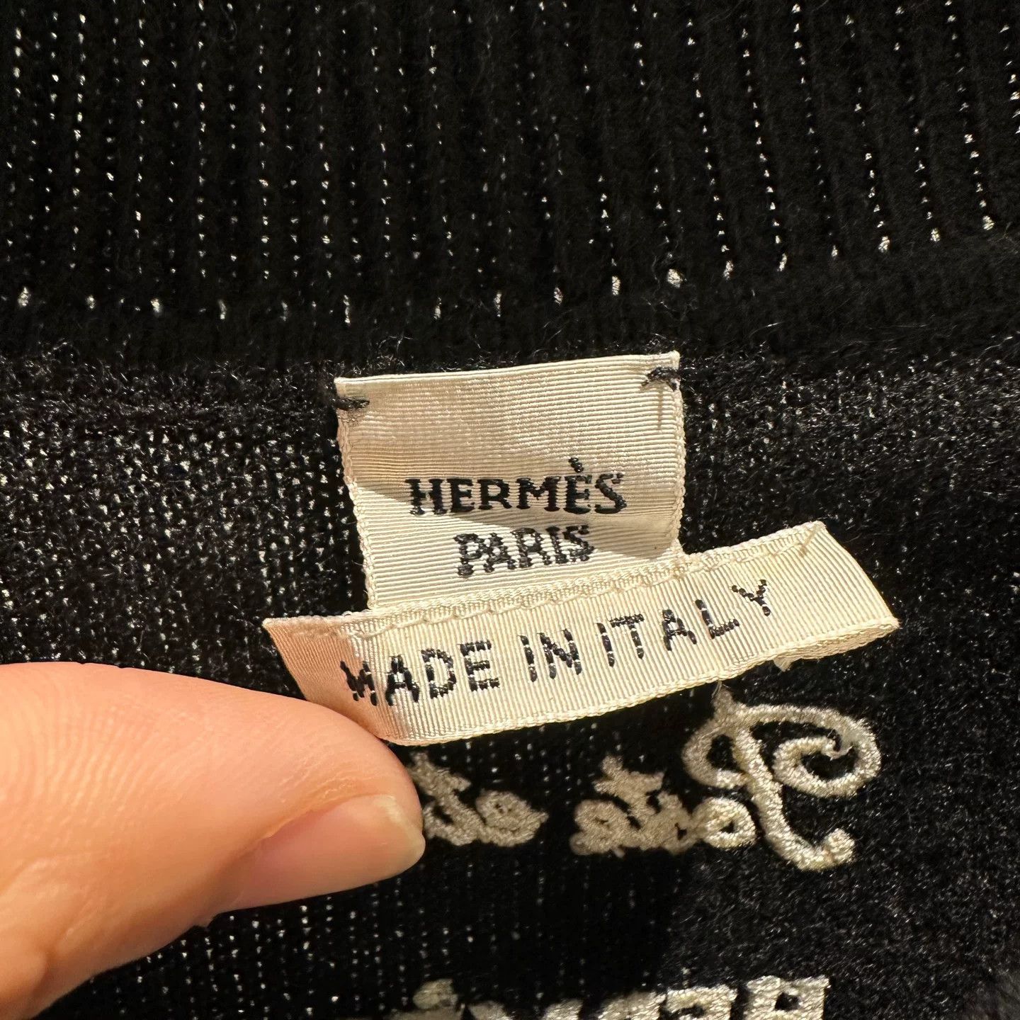 Hermes Hermes Embroidered Sweater it_36 Women Size XS / US 0-2 / IT 36-38 - 3 Thumbnail