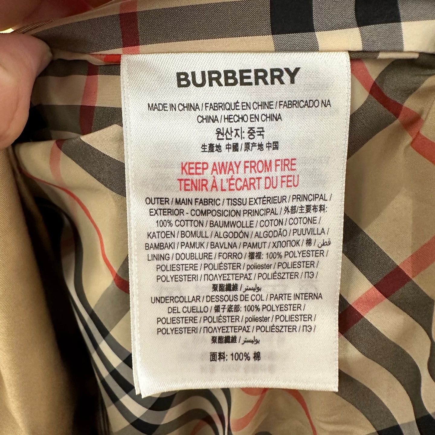 Burberry Burberry Plaid T-Shirt M Women Size M / US 6-8 / IT 42-44 - 4 Thumbnail