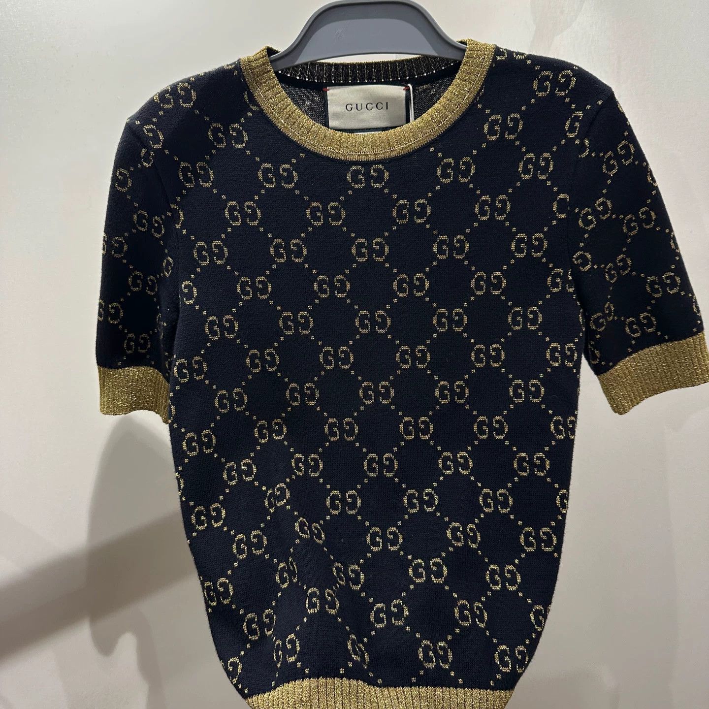 Gucci Gucci Knit Gold T-Shirt XS Women Size XS / US 0-2 / IT 36-38 - 5 Thumbnail