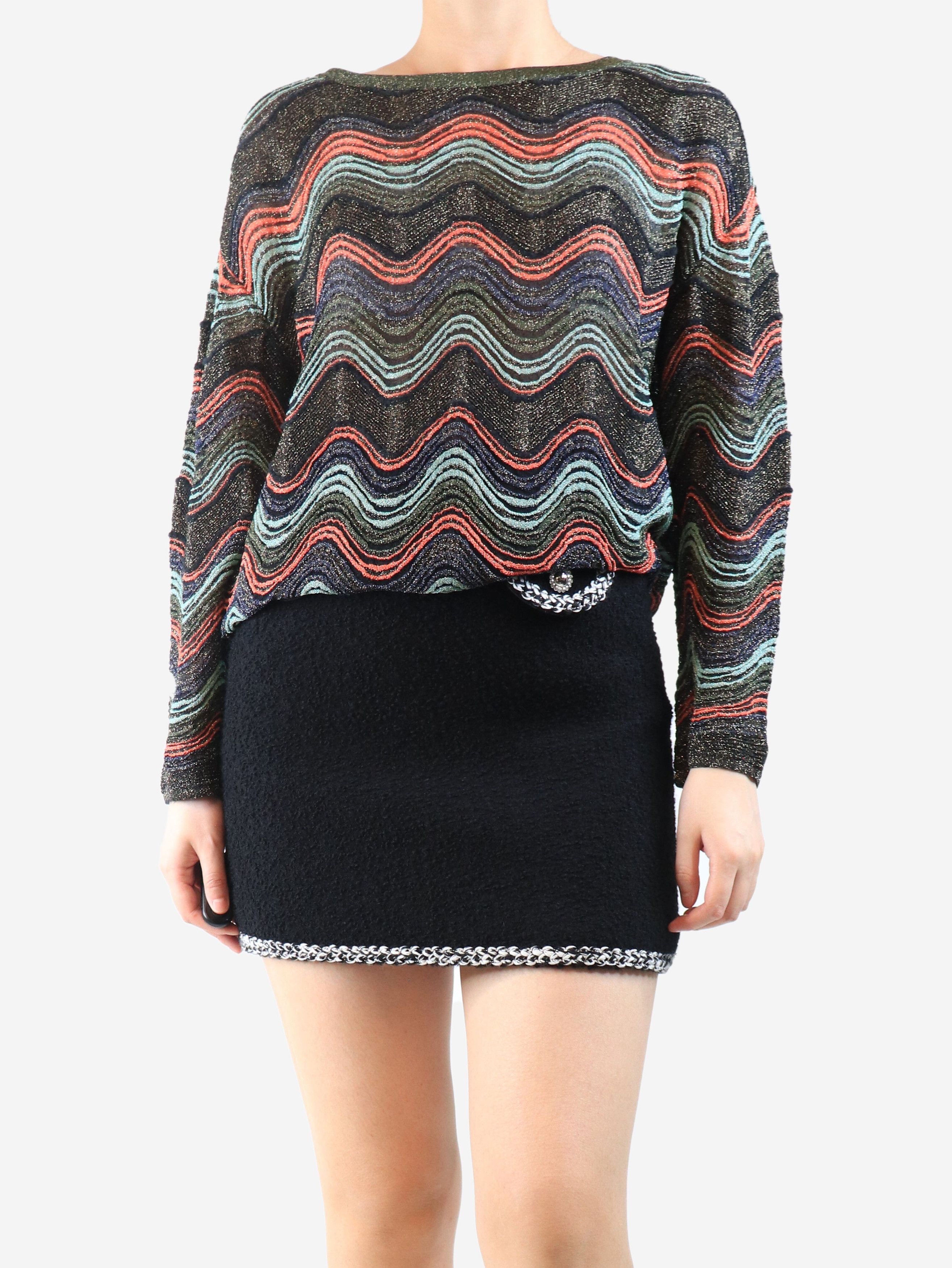 Missoni Multicolour sheer lurex wave top - S Size S / US 4 / IT 40 - 2 Thumbnail