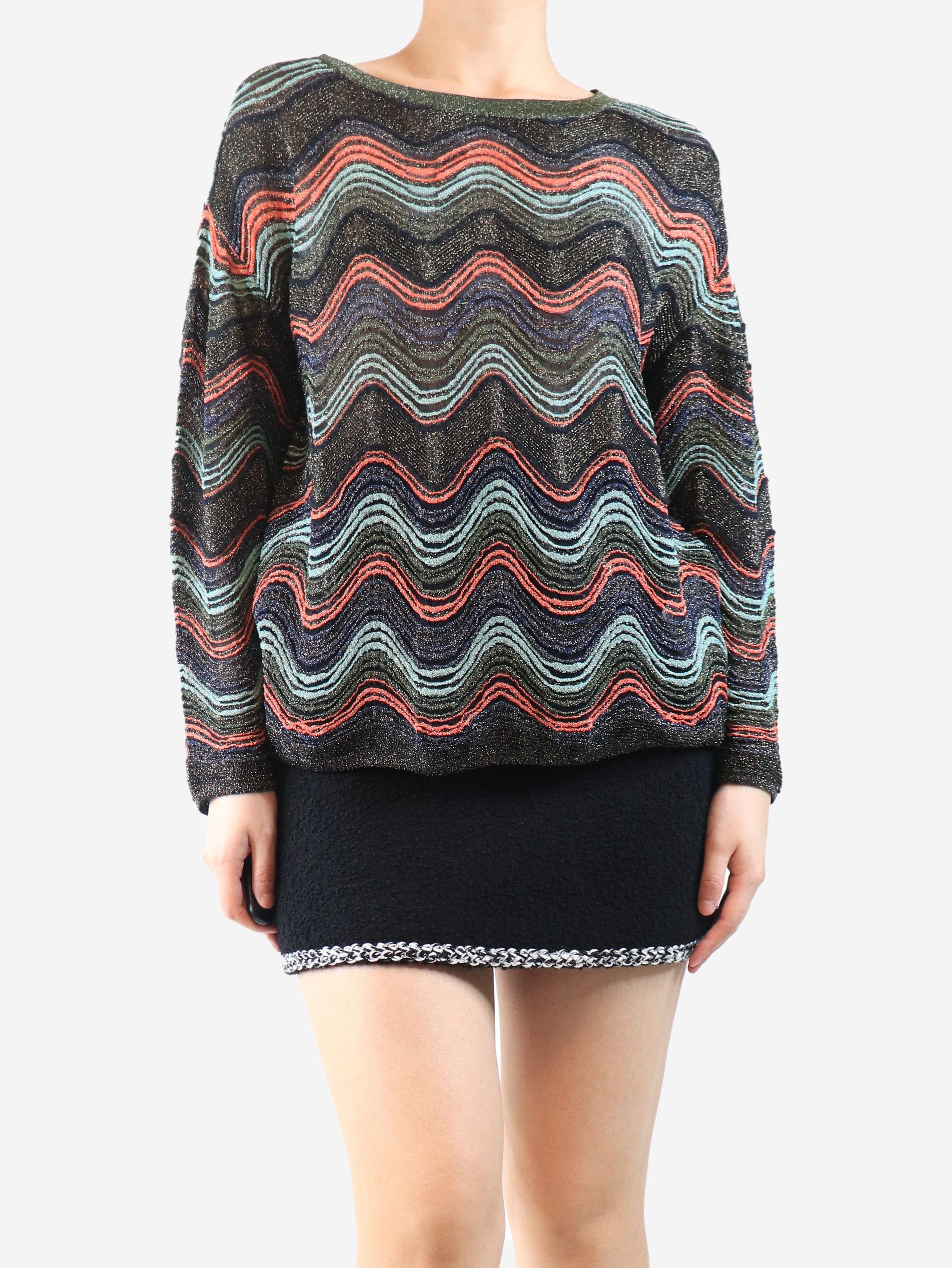 Missoni Multicolour sheer lurex wave top - S Size S / US 4 / IT 40 - 4 Thumbnail