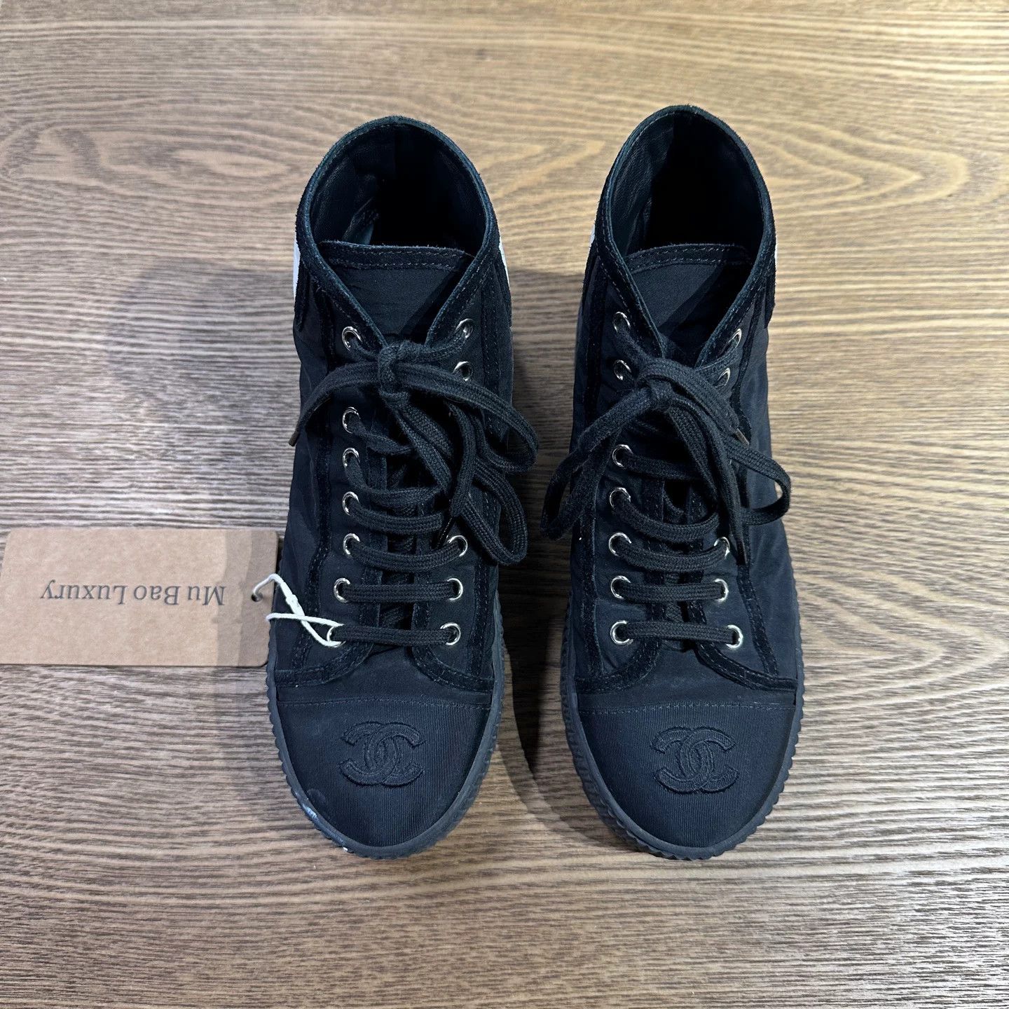 Chanel Chanel Casual Black Lowtop Sneakers 5 Men Size US 5 / EU 37 - 2 Thumbnail