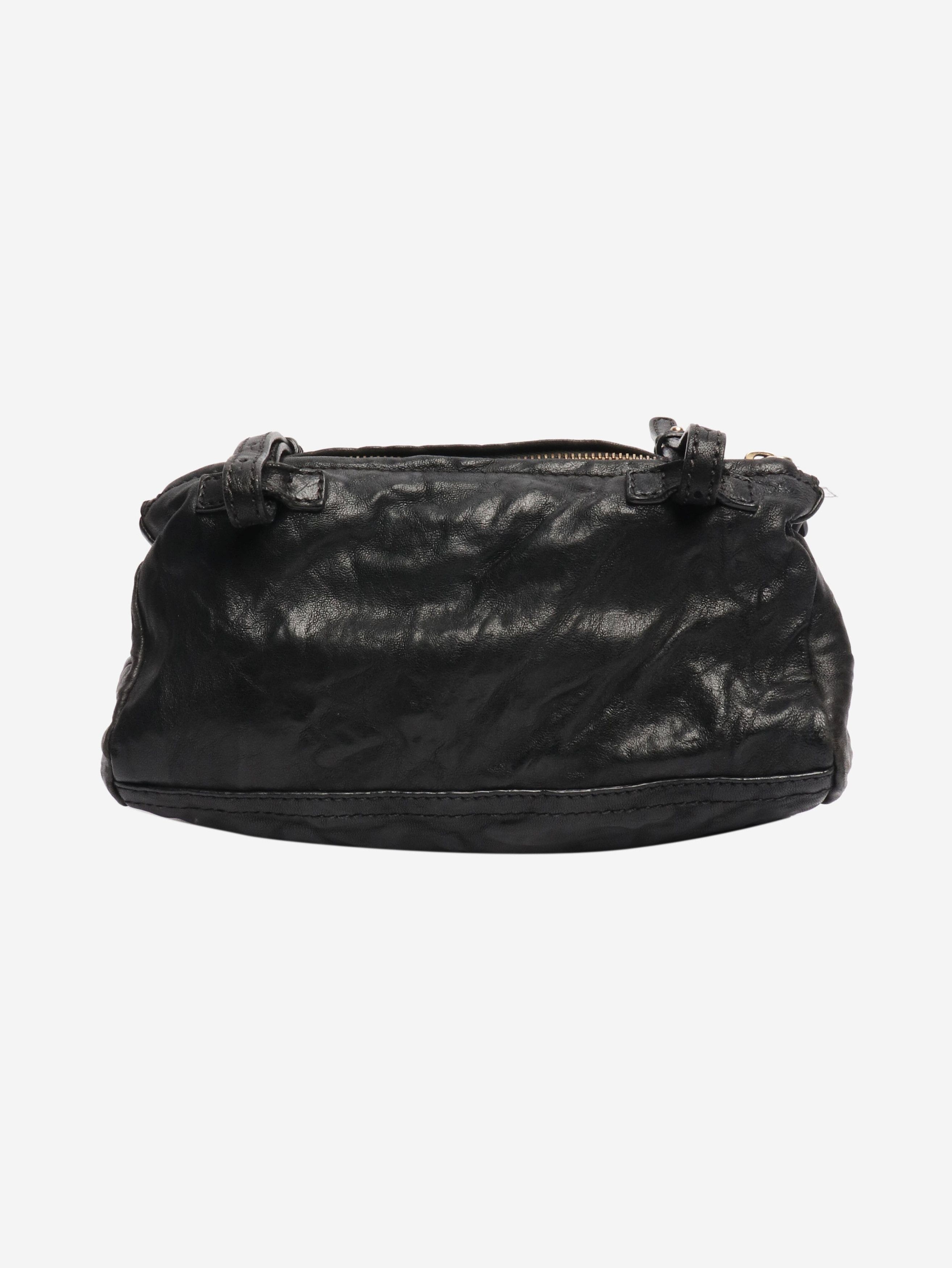 Givenchy Black textured Pandora crossbody bag Size ONE SIZE - 4 Thumbnail