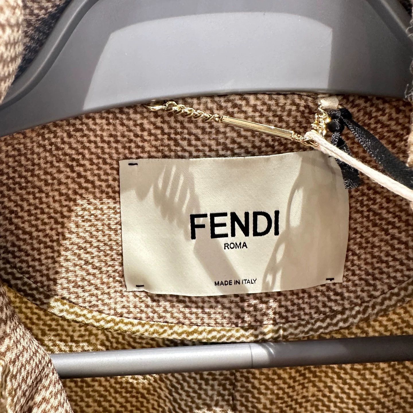 Fendi Fendi Wool Plaid T-Shirt it_40 Women Size S / US 4 / IT 40 - 3 Thumbnail