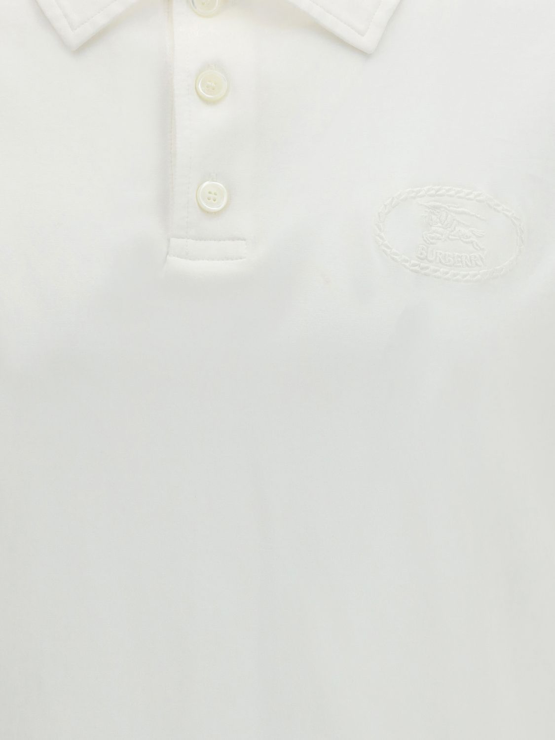 Burberry Burberry Polo Shirt Men White Size US M / EU 48-50 / 2 - 4 Thumbnail