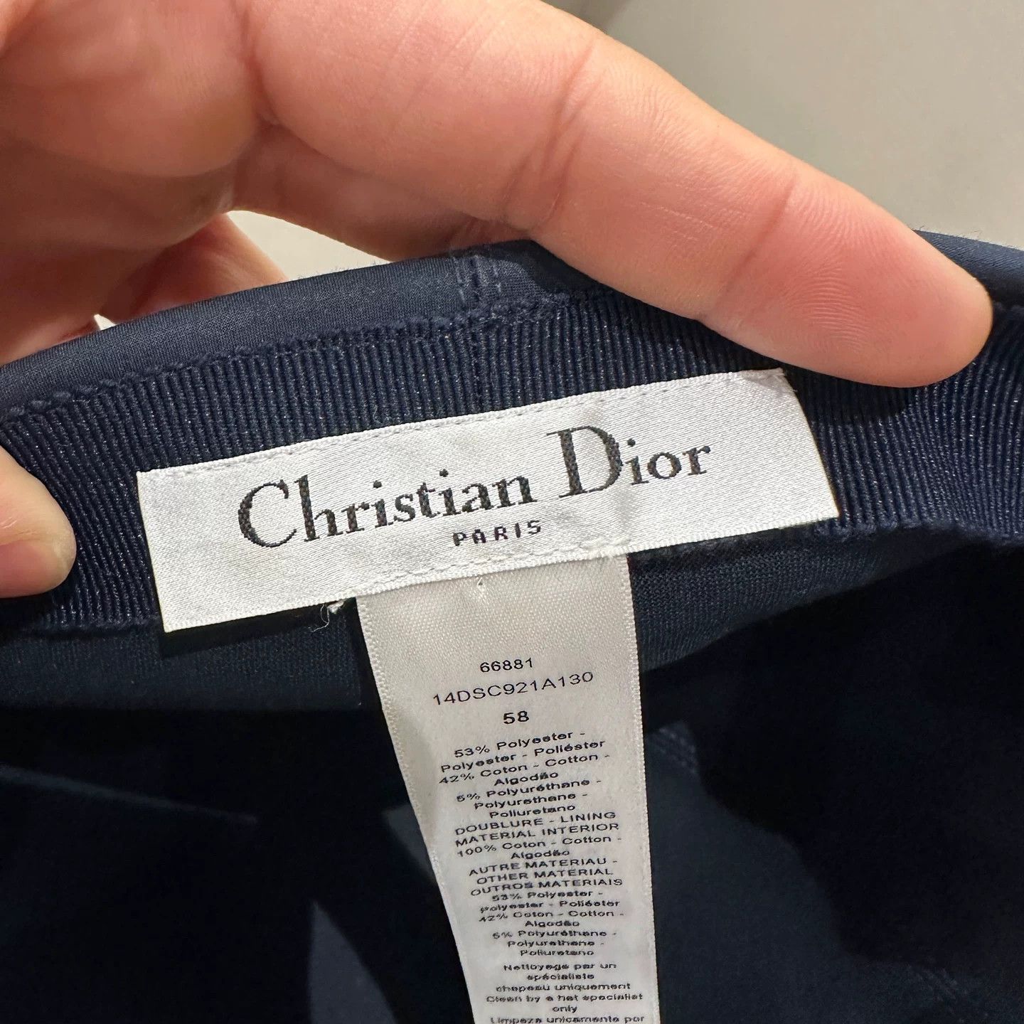 Dior Dior Retro Hat one size Men Size ONE SIZE - 5 Thumbnail