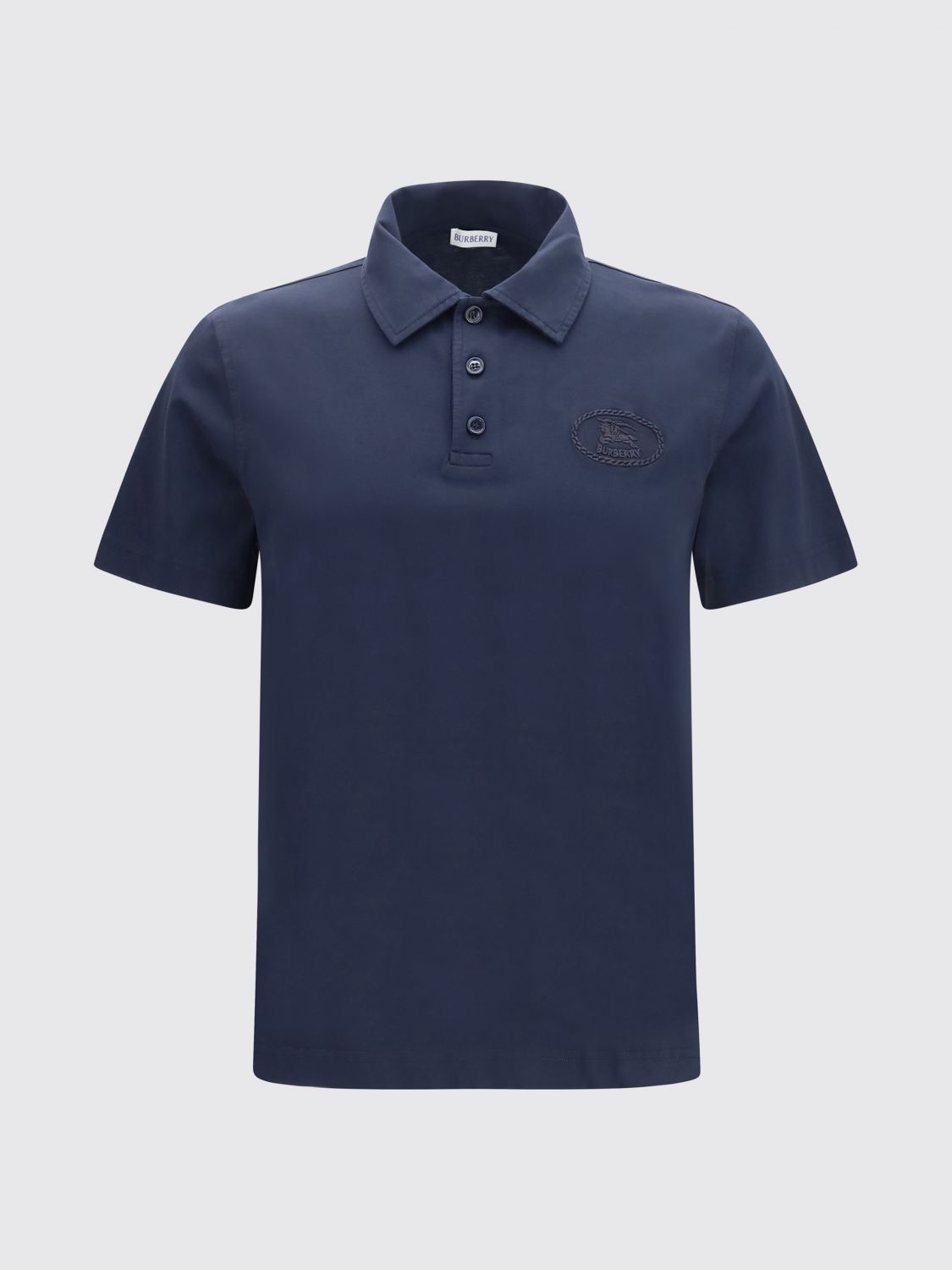 Burberry Burberry Polo Shirt Men Navy Size US M / EU 48-50 / 2 - 2 Thumbnail