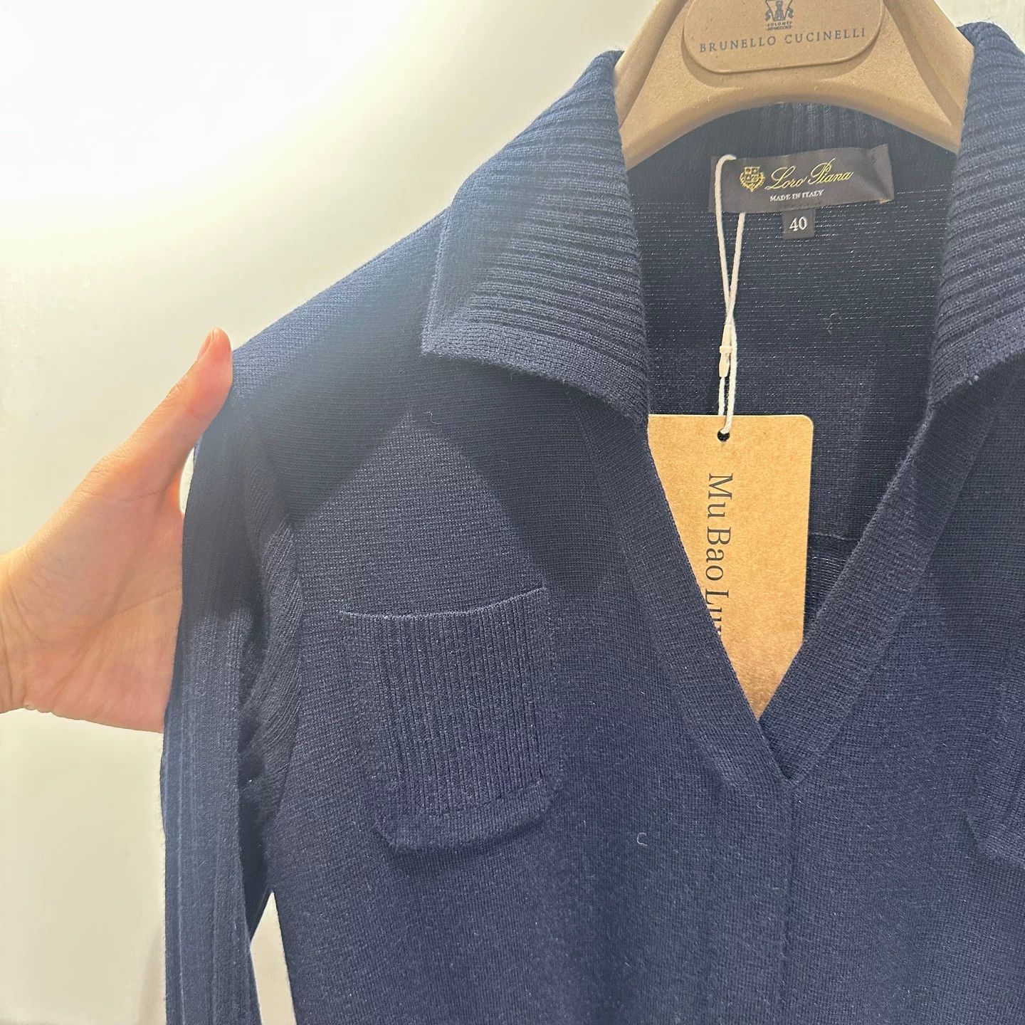 Loro Piana Loro Piana Blue Dress it_40 Women Size S / US 4 / IT 40 - 4 Thumbnail