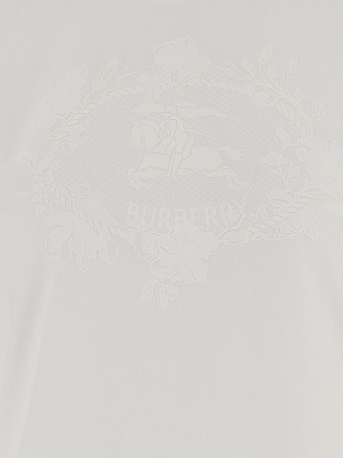 Burberry Burberry T-Shirt Woman White Size XS / US 0-2 / IT 36-38 - 4 Thumbnail