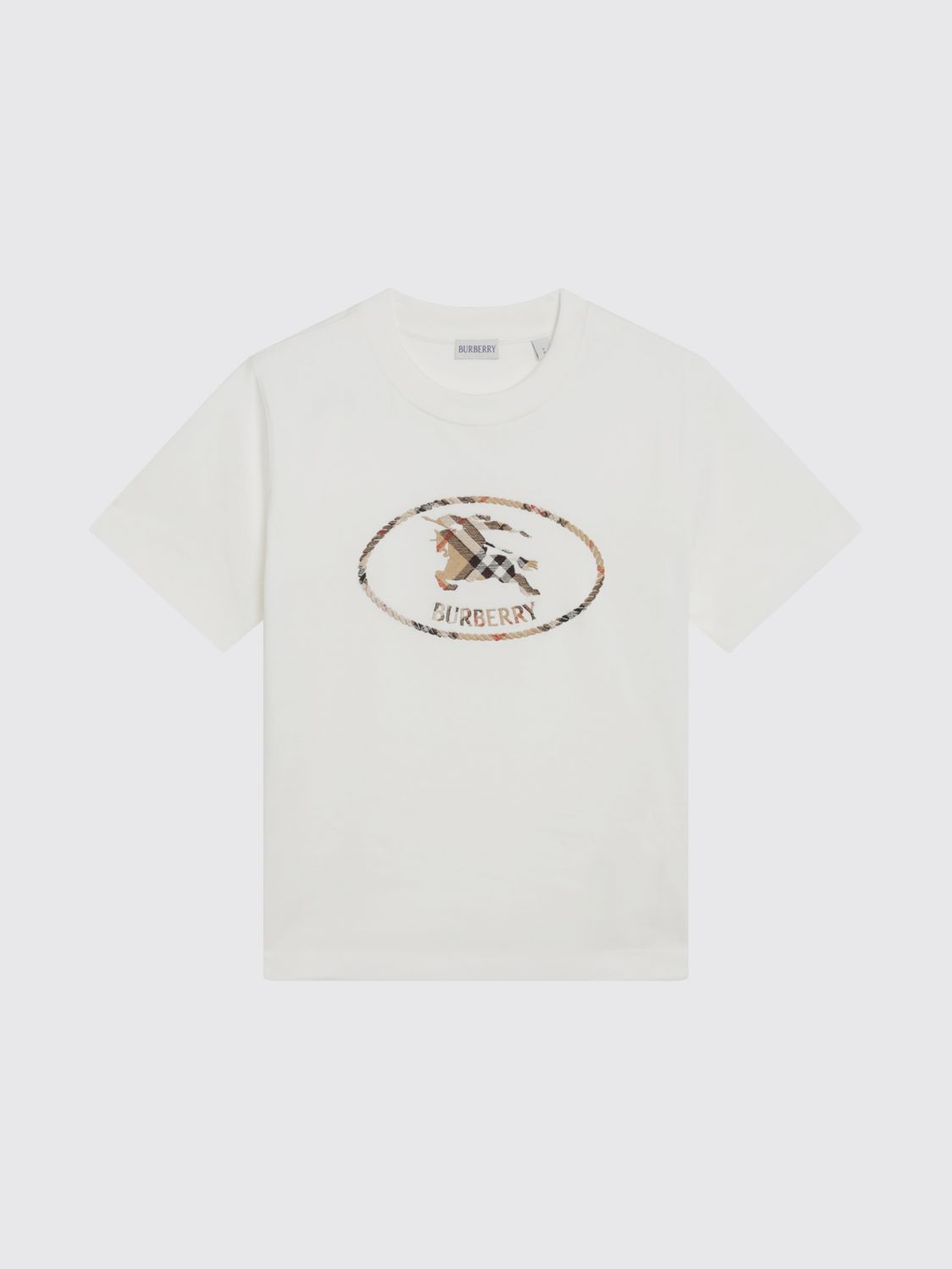 Burberry Burberry T-Shirt Woman White Size L / US 10 / IT 46 - 2 Thumbnail