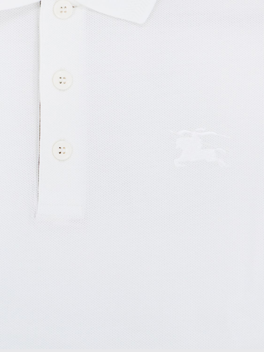 Burberry Burberry Polo Shirt Men White Size US XL / EU 56 / 4 - 4 Thumbnail