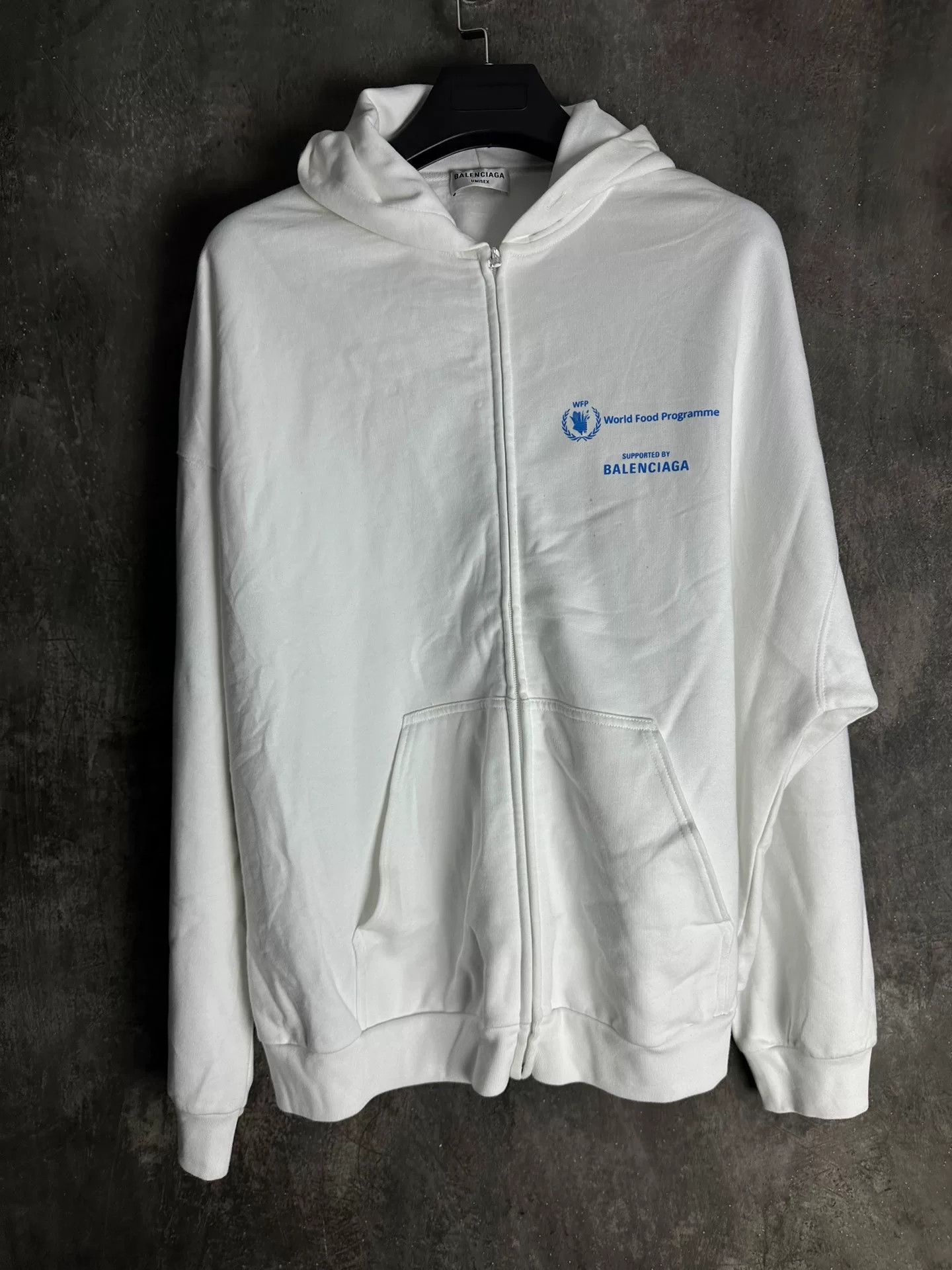 Balenciaga Balenciaga WFP Zip-Up Hoodie Size L Size US L / EU 52-54 / 3 - 2 Thumbnail