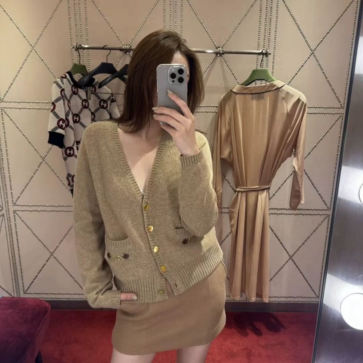 Gucci Gucci Gold Jacket S Women Size S / US 4 / IT 40 - 7 Thumbnail