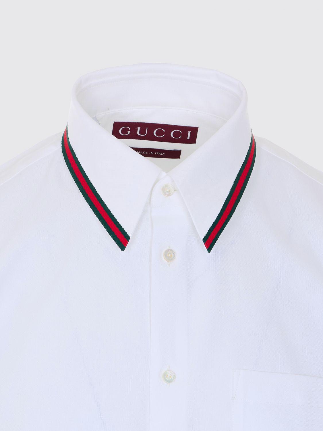 Gucci Gucci Shirt Men White Size US S / EU 44-46 / 1 - 4 Thumbnail