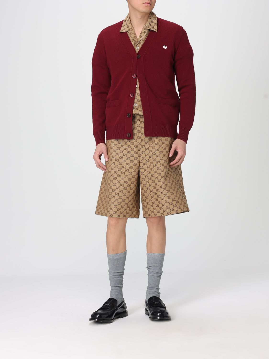Gucci Gucci Sweater Men Burgundy Size US XL / EU 56 / 4 - 2 Thumbnail