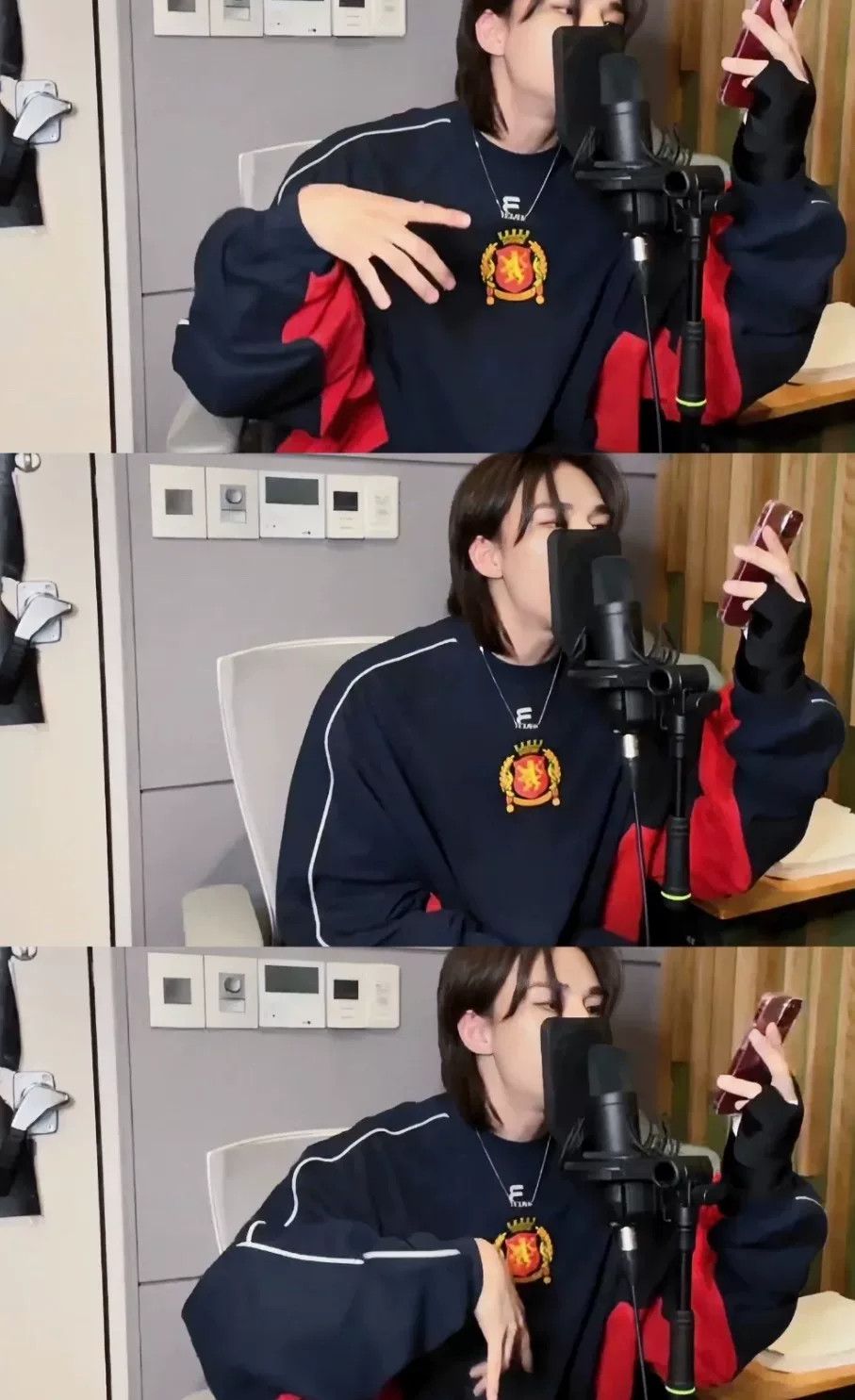 Balenciaga Balenciaga Sporty B Crest Paneled Sweatshirt Size S Size US S / EU 44-46 / 1 - 5 Thumbnail