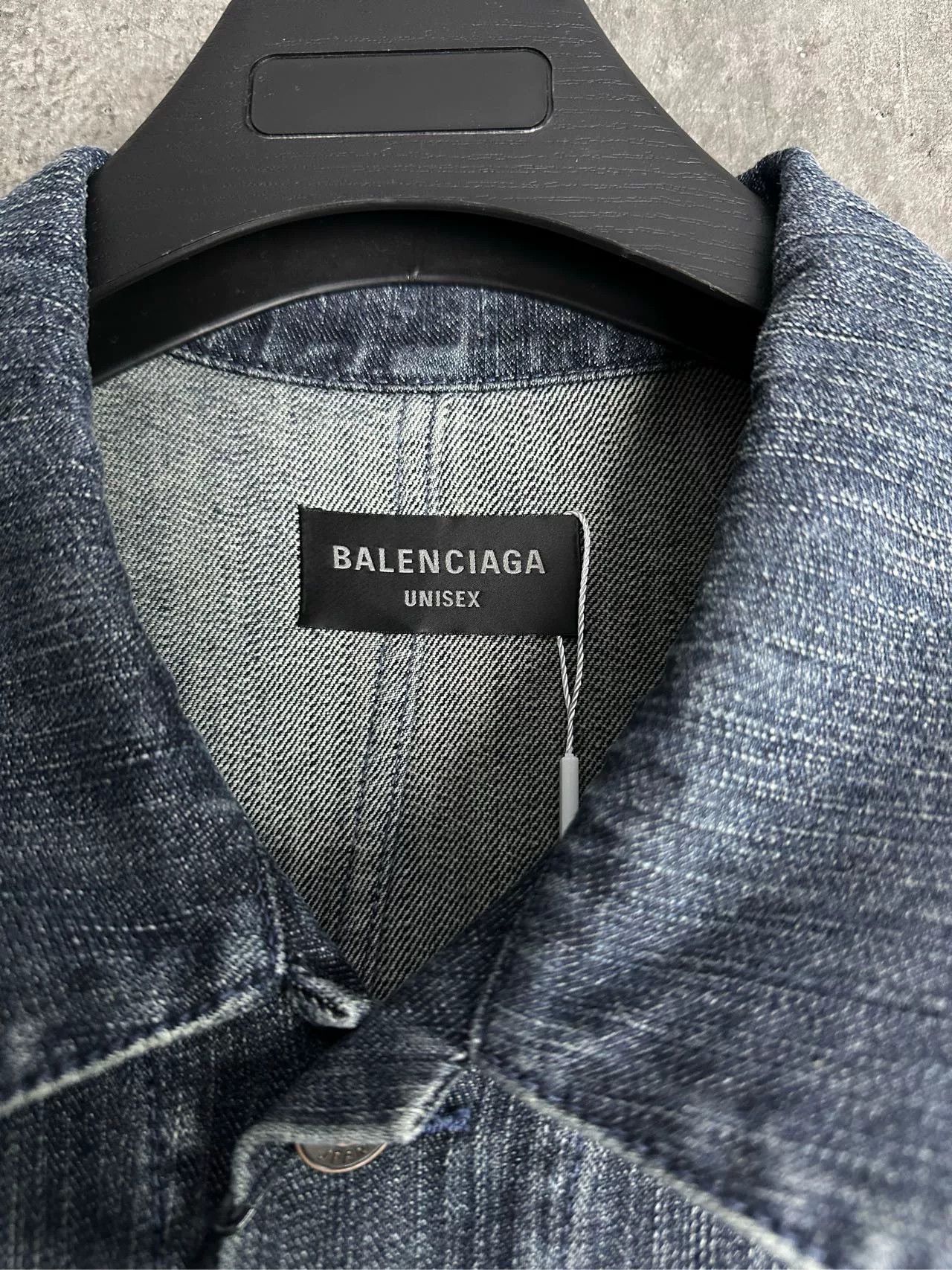 Balenciaga Balenciaga Washed Denim Jacket Size M Size US M / EU 48-50 / 2 - 4 Thumbnail