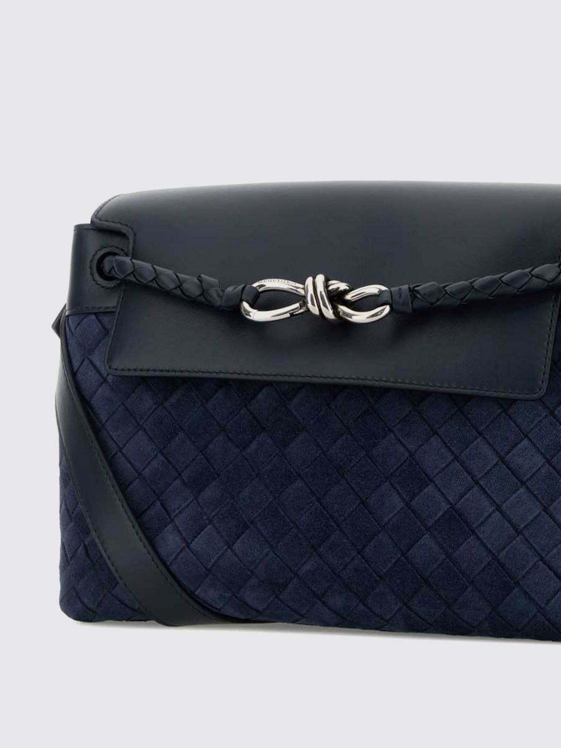 Bottega Veneta Bottega Veneta Shoulder Bag Men Blue Size ONE SIZE - 3 Thumbnail