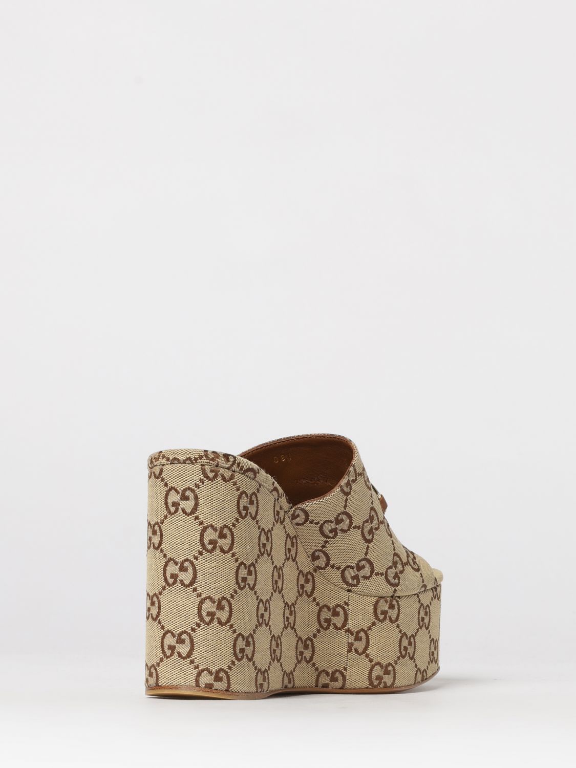 Gucci Gucci Heeled Sandal Woman Beige Size US 6.5 / IT 36.5 - 3 Thumbnail