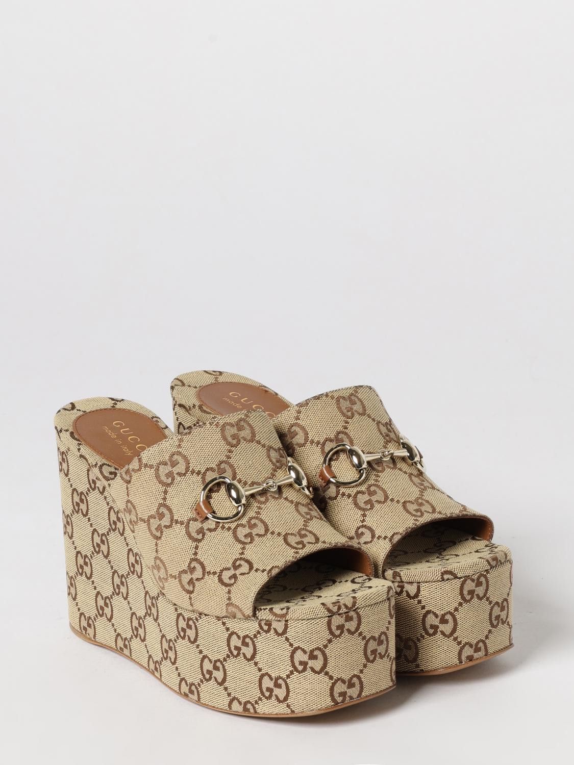 Gucci Gucci Heeled Sandal Woman Beige Size US 7 / IT 37 - 2 Thumbnail