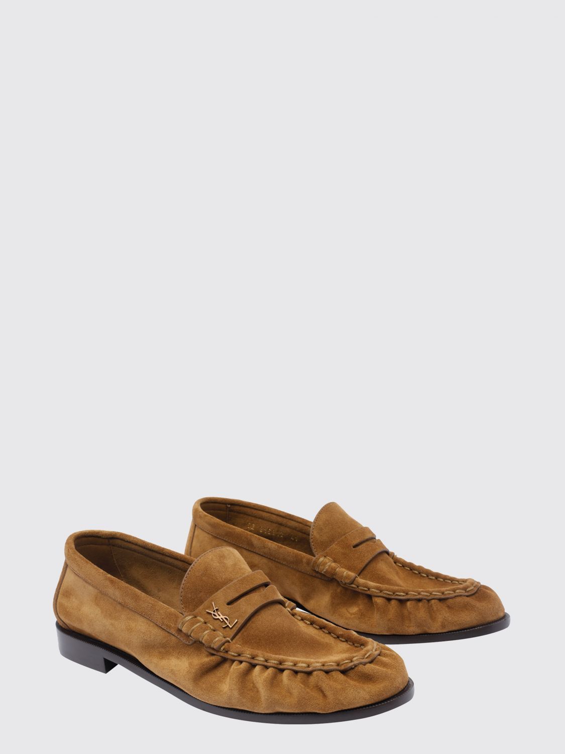 Saint Laurent Paris Saint Laurent Loafers Men Brown Size US 7 / EU 40 - 2 Thumbnail