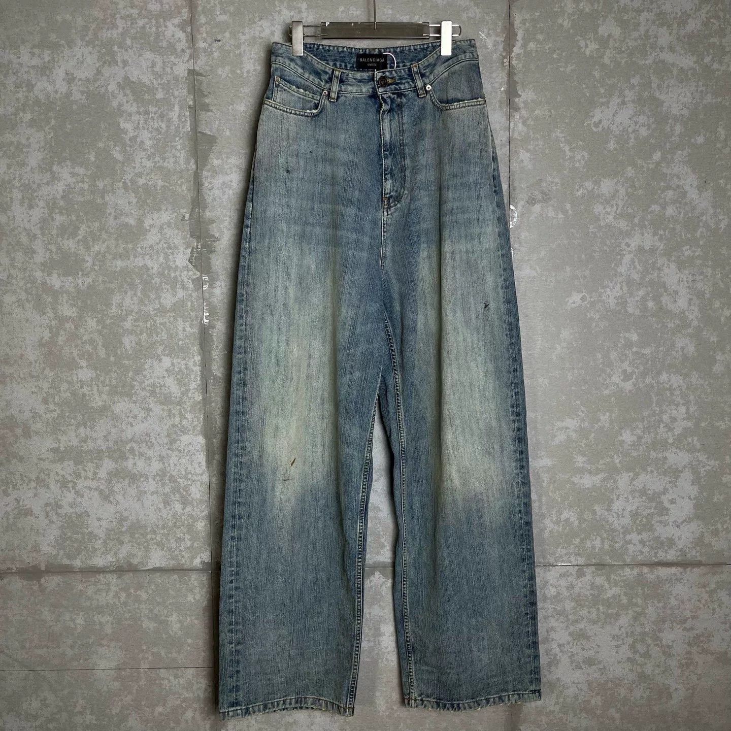 Balenciaga Balenciaga Washed Wide Leg Denim Jeans S Size US 30 / EU 46 - 2 Thumbnail
