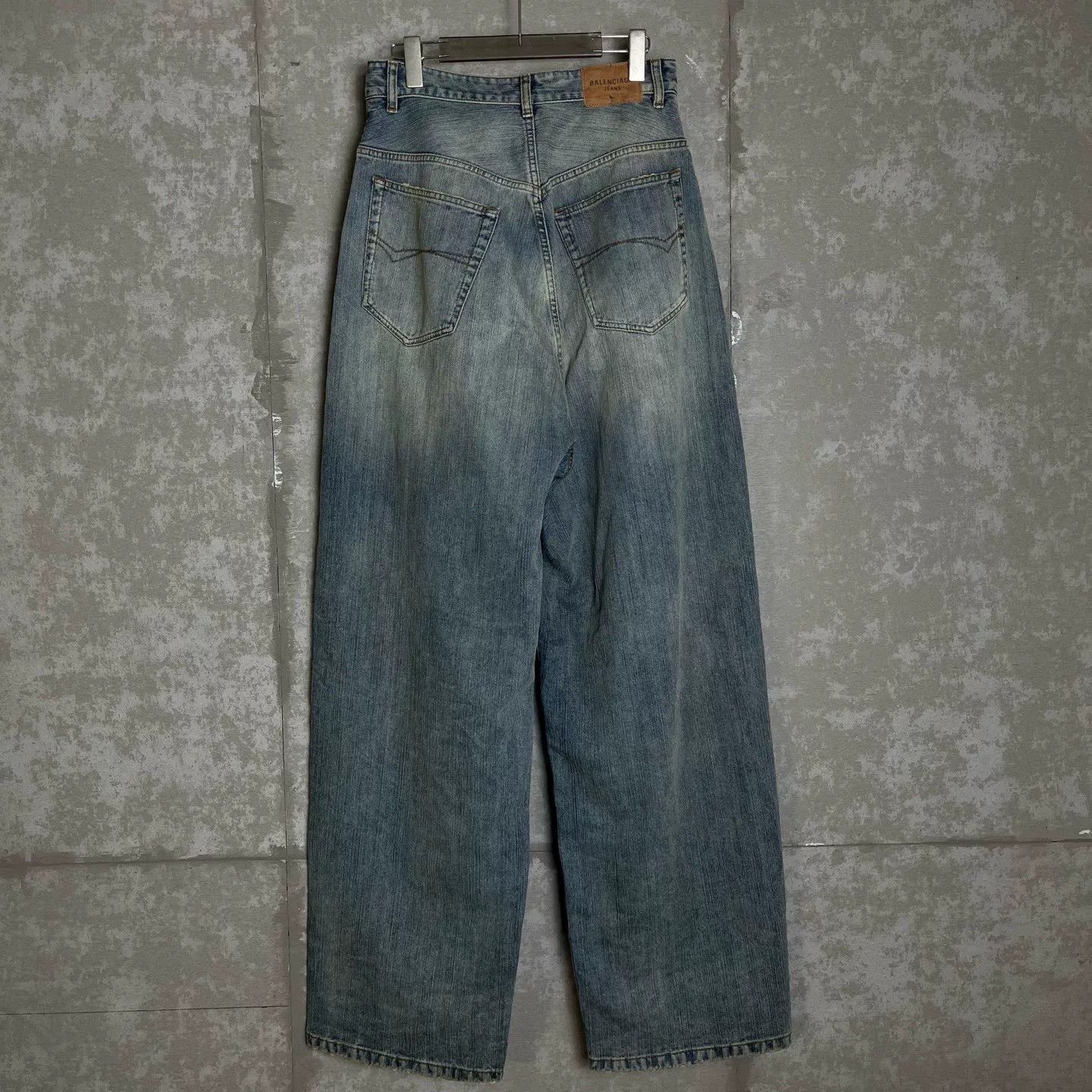 Balenciaga Balenciaga Washed Wide Leg Denim Jeans S Size US 30 / EU 46 - 3 Thumbnail