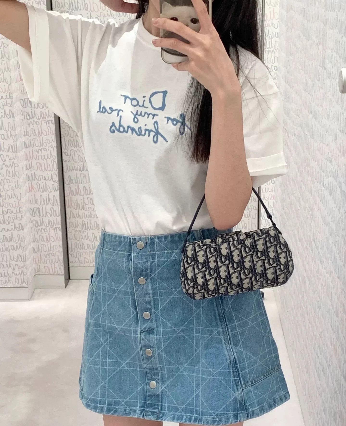Dior Dior For My Real Friends Embroidered T-Shirt M Size US M / EU 48-50 / 2 - 6 Thumbnail