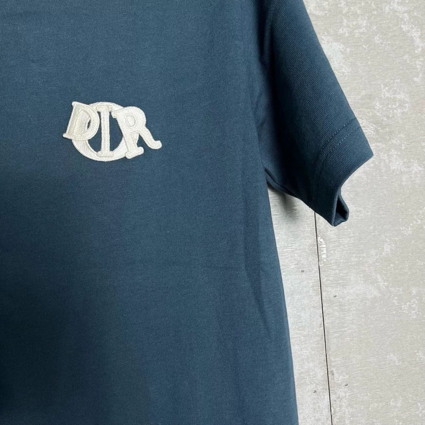 Dior Dior Logo Patch Navy T-Shirt Size S Size US S / EU 44-46 / 1 - 5 Thumbnail