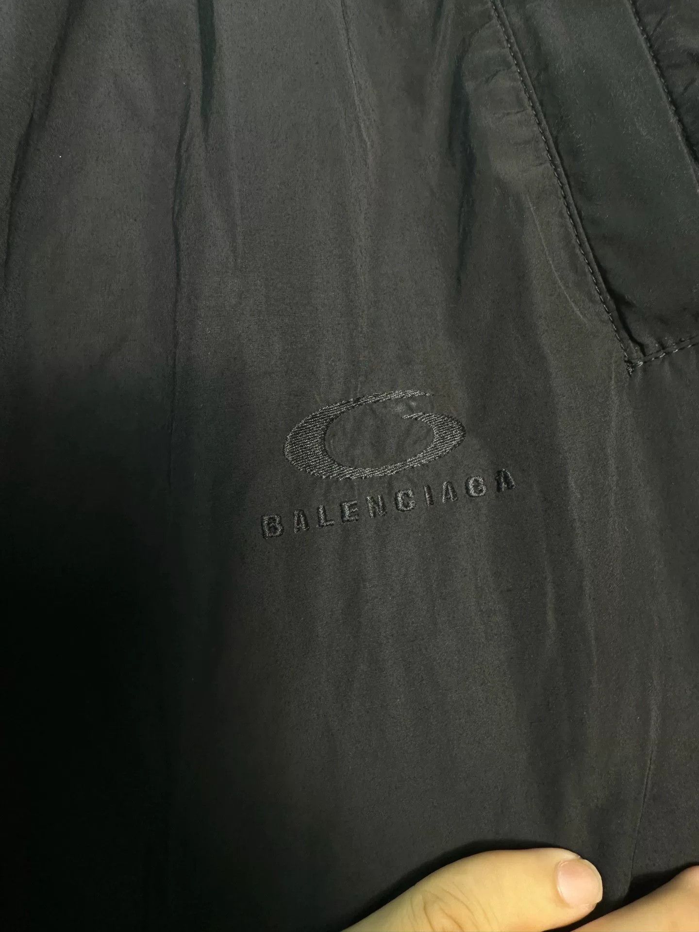 Balenciaga Balenciaga Black Nylon Track Pants Size L Size US 34 / EU 50 - 3 Thumbnail