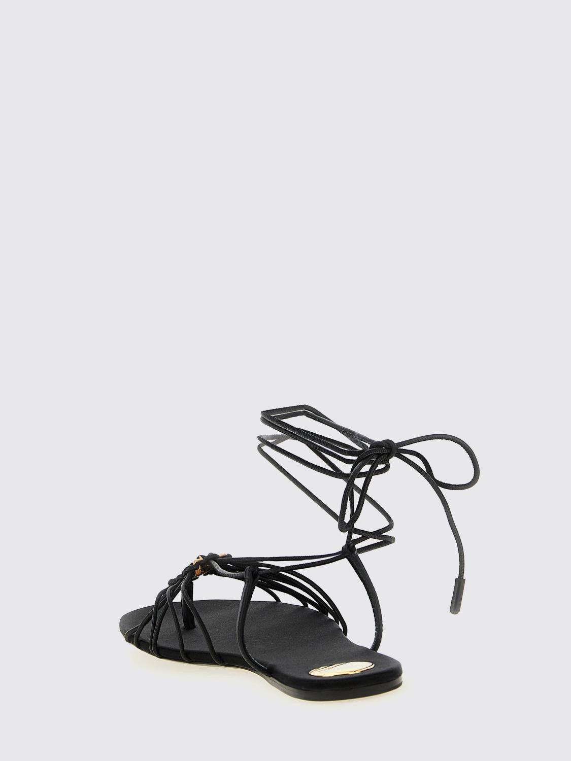 Saint Laurent Paris Saint Laurent Heeled Sandal Woman Black Size US 11 / IT 41 - 3 Thumbnail