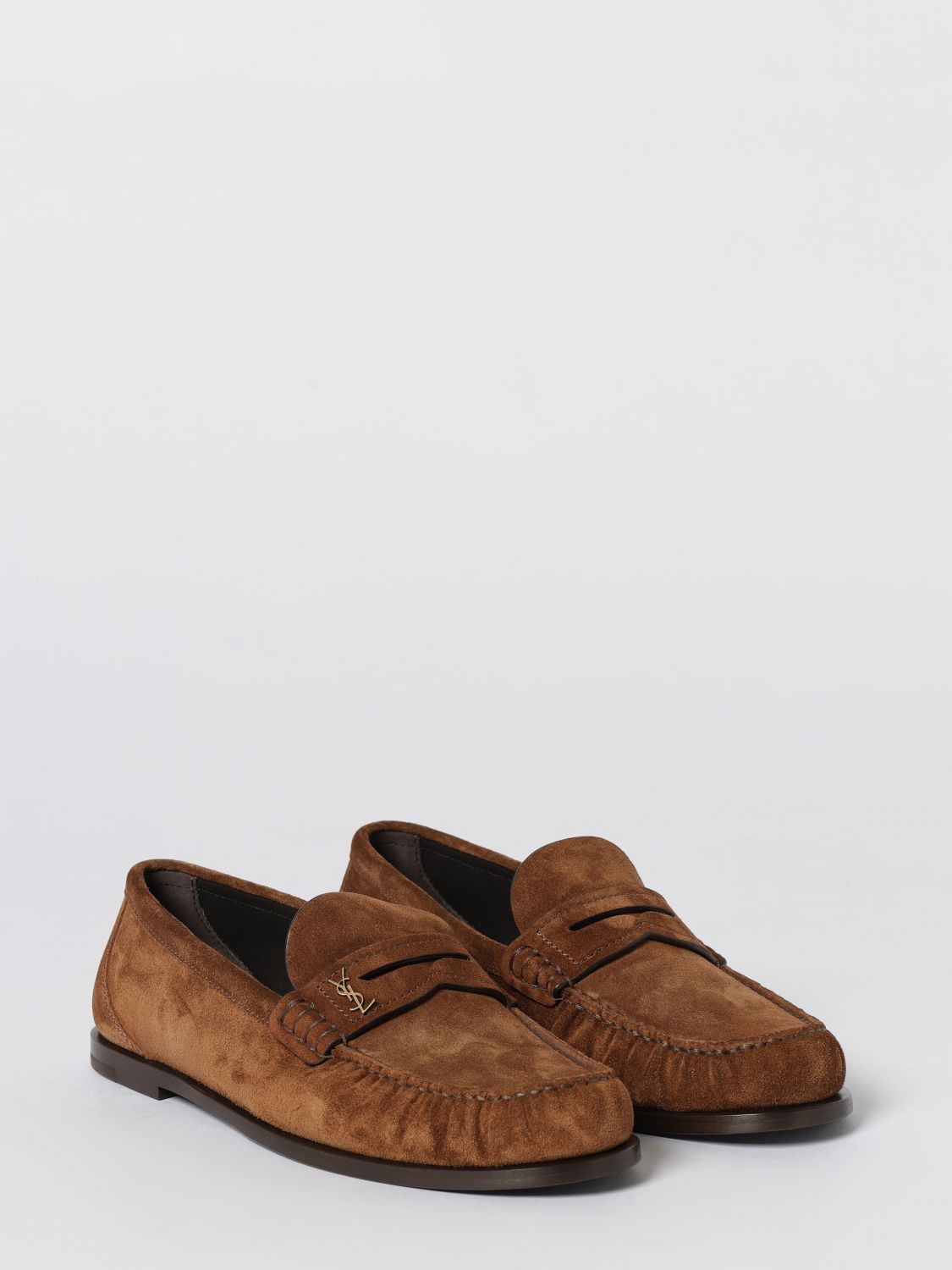 Saint Laurent Paris Saint Laurent Loafers Men Brown Size US 6 / EU 39 - 2 Thumbnail