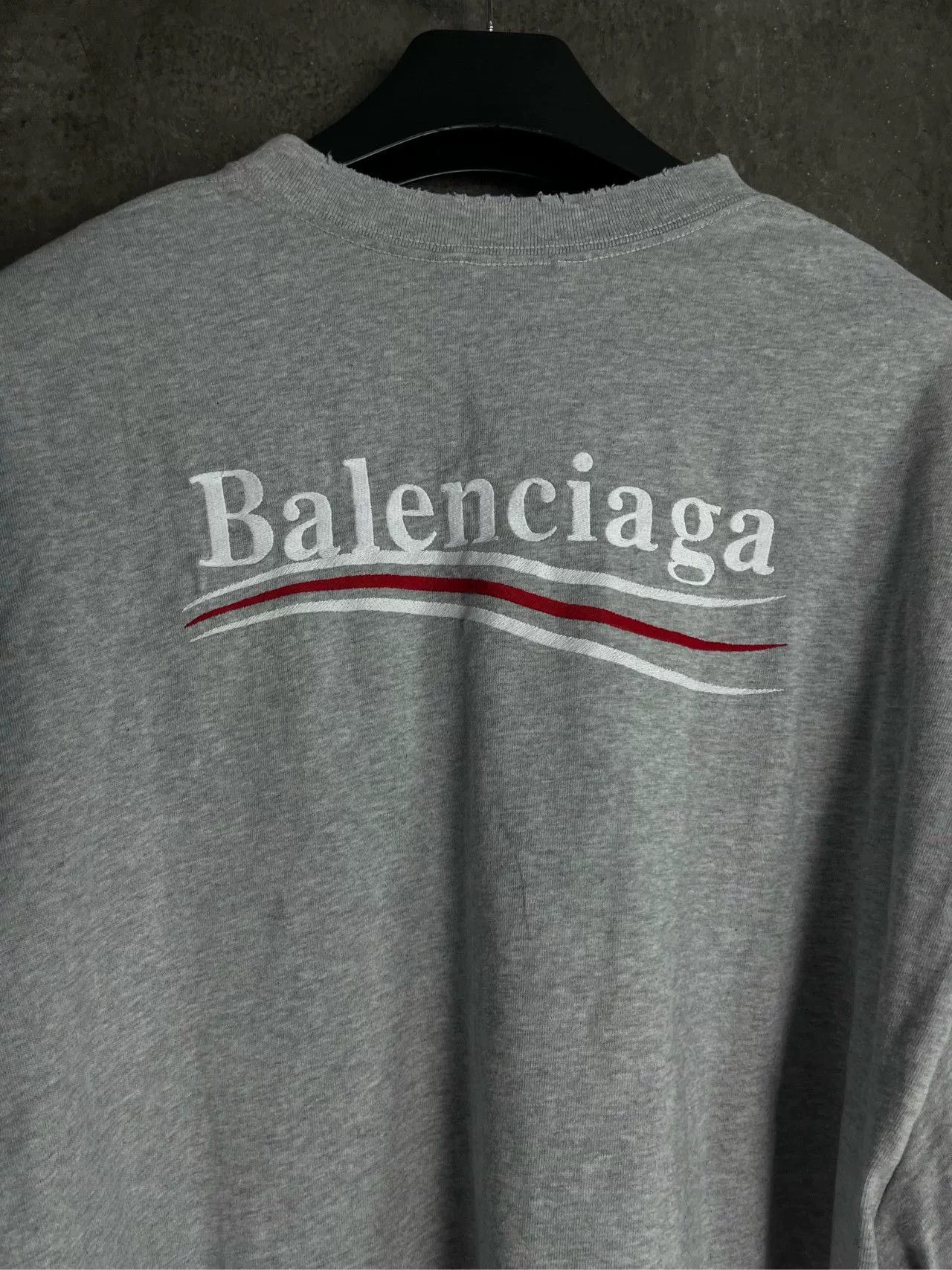 Balenciaga Balenciaga Political Logo Layered T-Shirt XS Size US XS / EU 42 / 0 - 5 Thumbnail