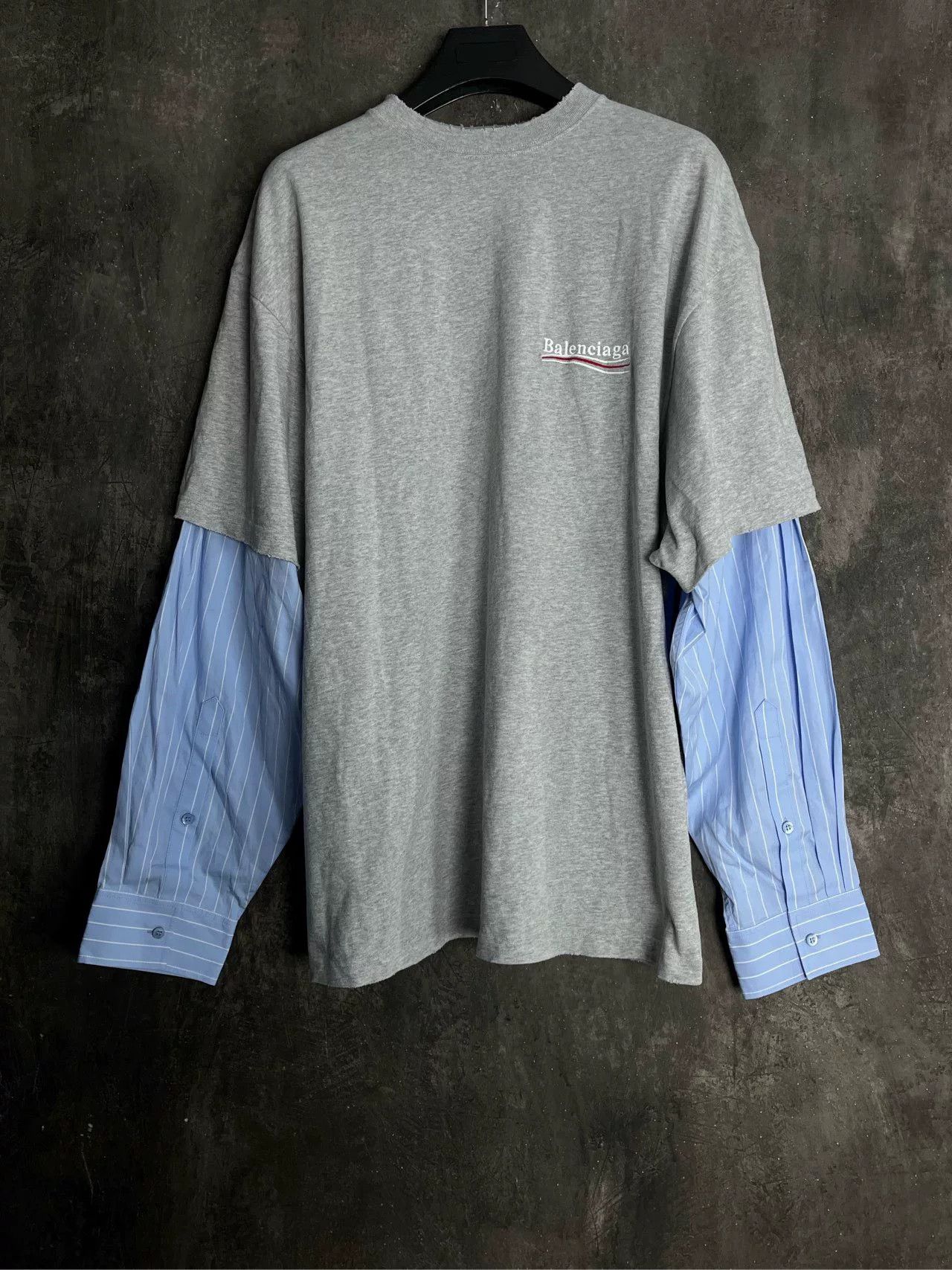Balenciaga Balenciaga Political Logo Layered T-Shirt XS Size US XS / EU 42 / 0 - 2 Thumbnail