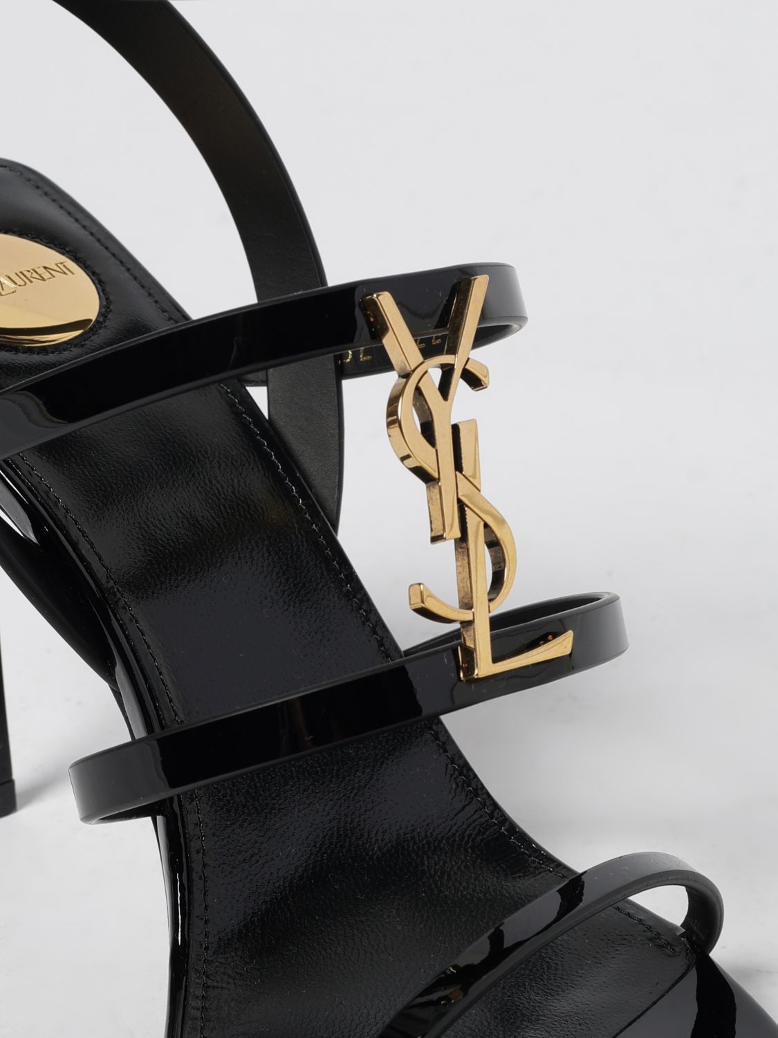 Saint Laurent Paris Saint Laurent Heeled Sandal Woman Black Size US 6.5 / IT 36.5 - 4 Thumbnail