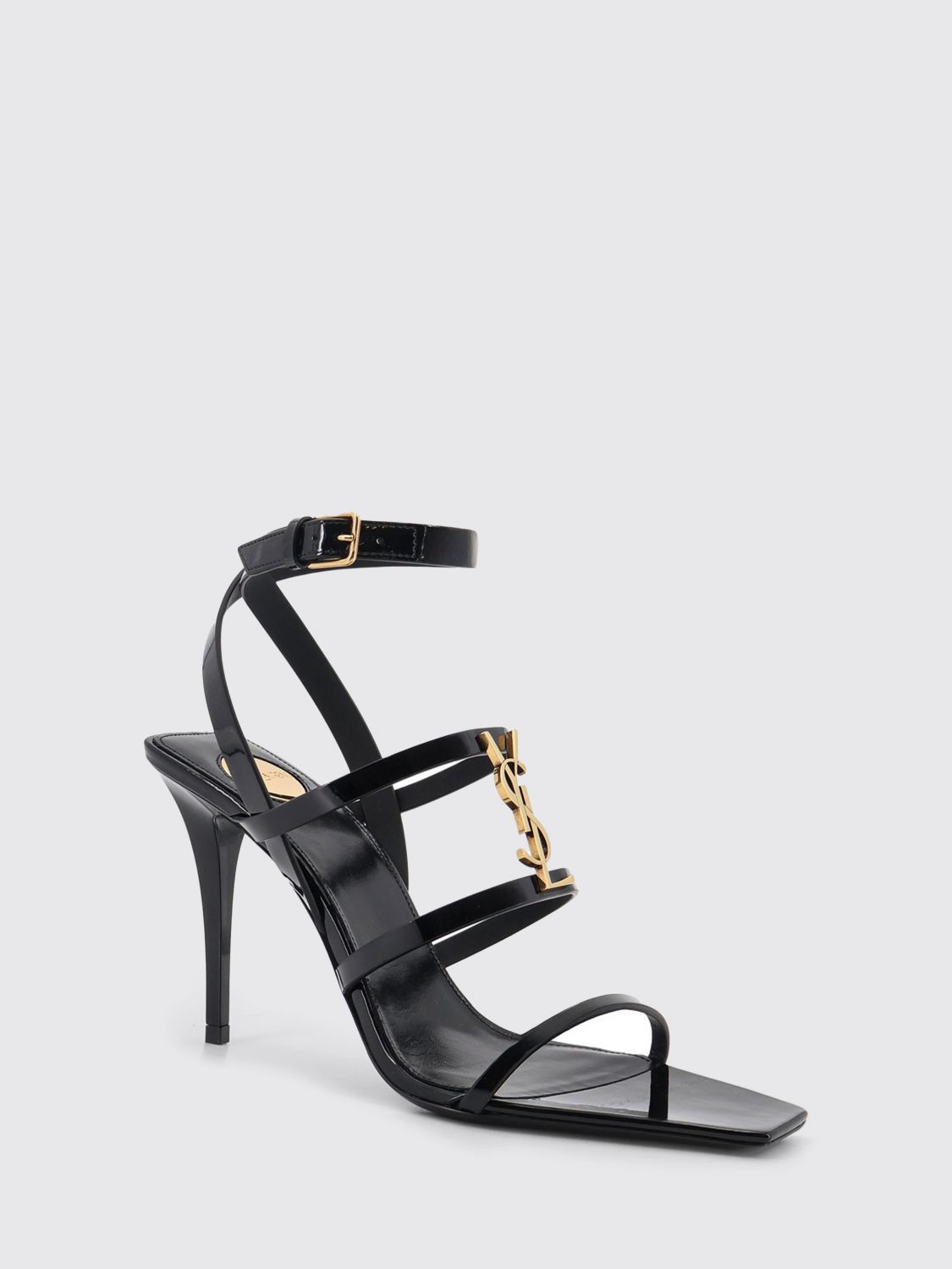Saint Laurent Paris Saint Laurent Heeled Sandal Woman Black Size US 10 / IT 40 - 3 Thumbnail