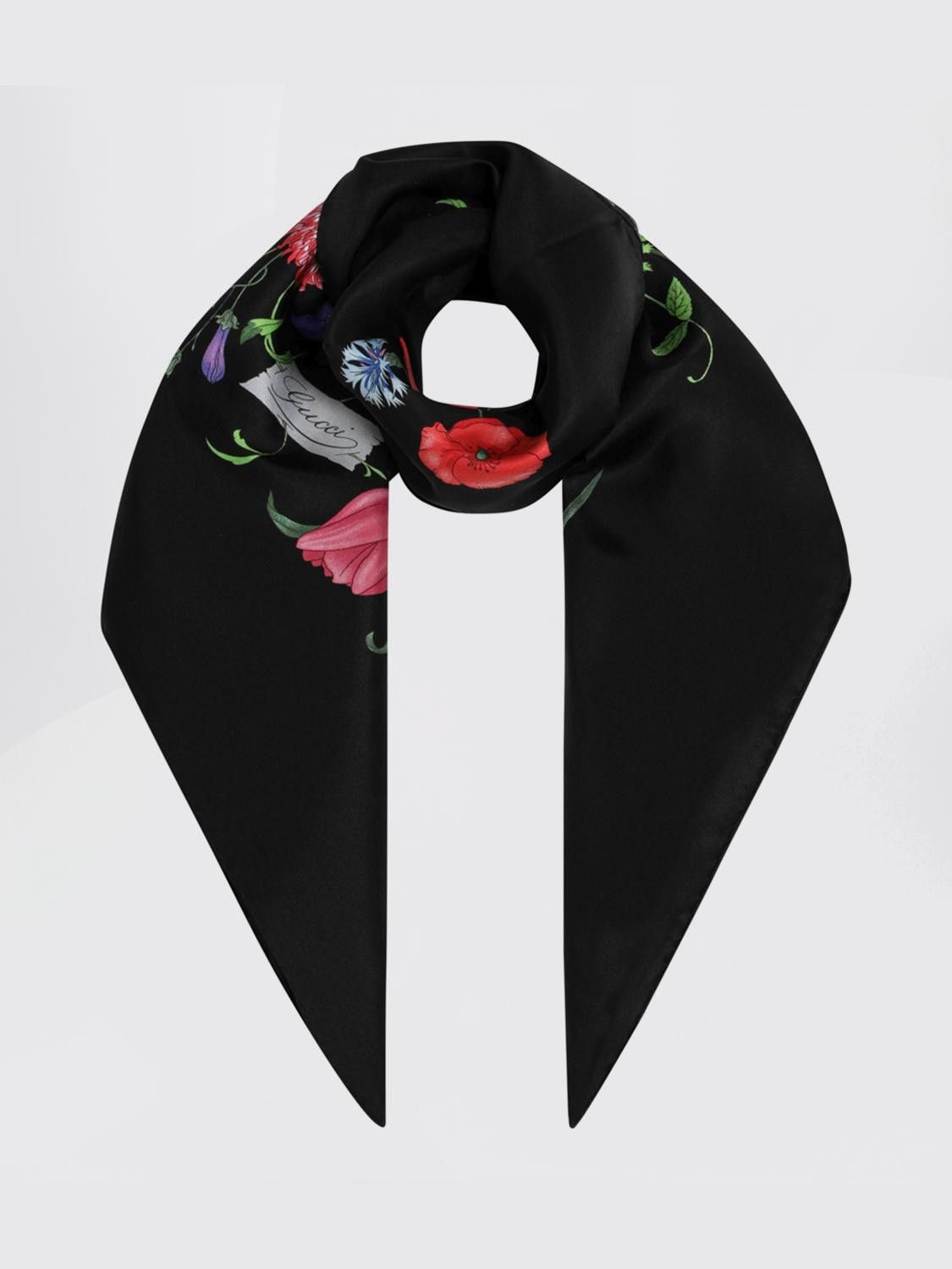 Gucci Gucci Neck Scarf Woman Black Size ONE SIZE - 2 Thumbnail