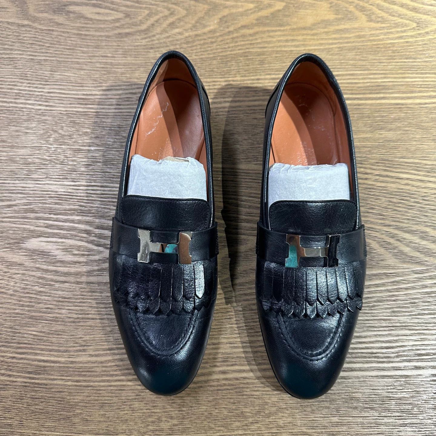 Hermes Hermes Leather Slip Ons 5.5 Men Size US 5.5 / EU 38 - 2 Thumbnail