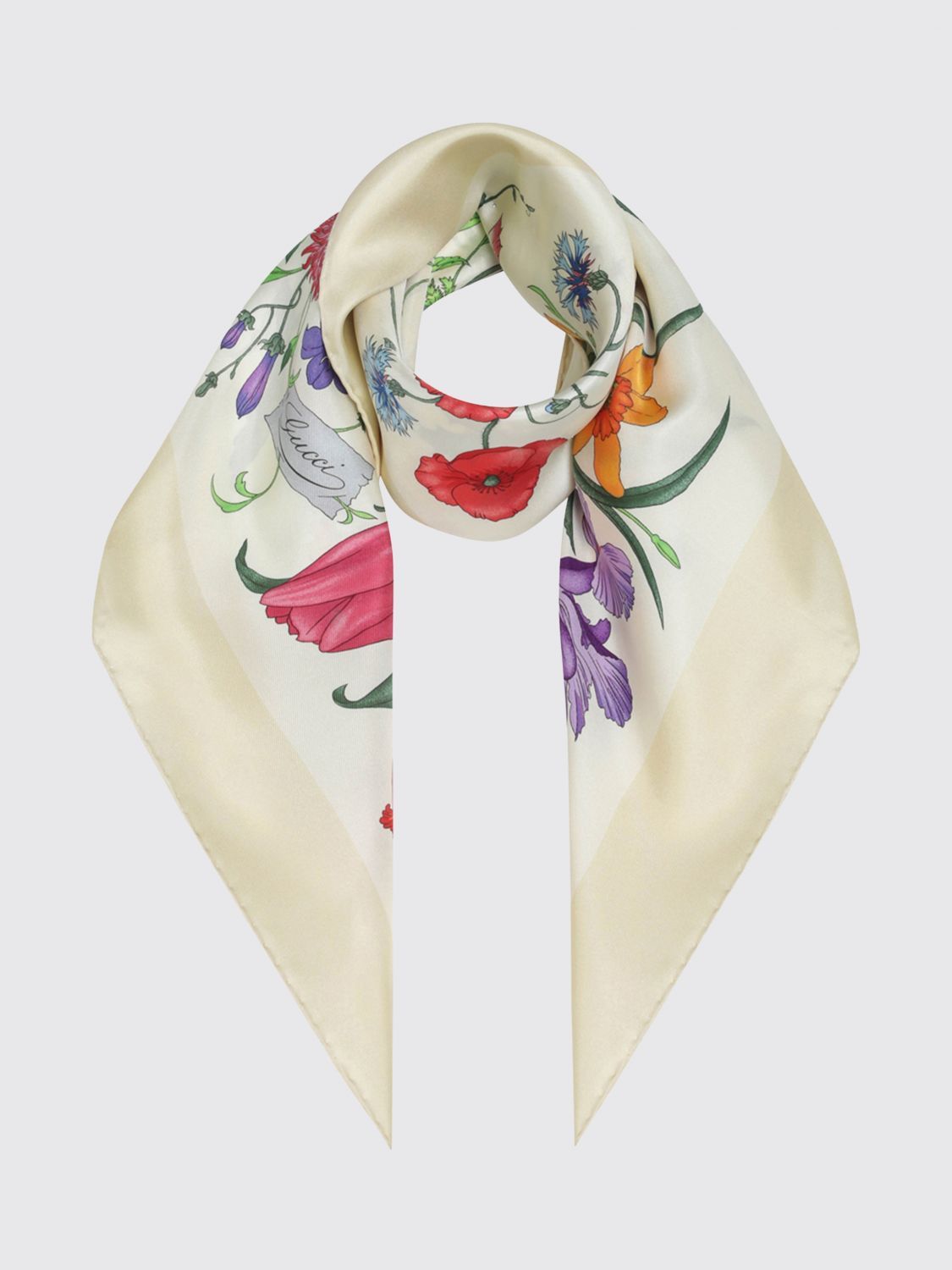 Gucci Gucci Neck Scarf Woman Yellow Size ONE SIZE - 2 Thumbnail