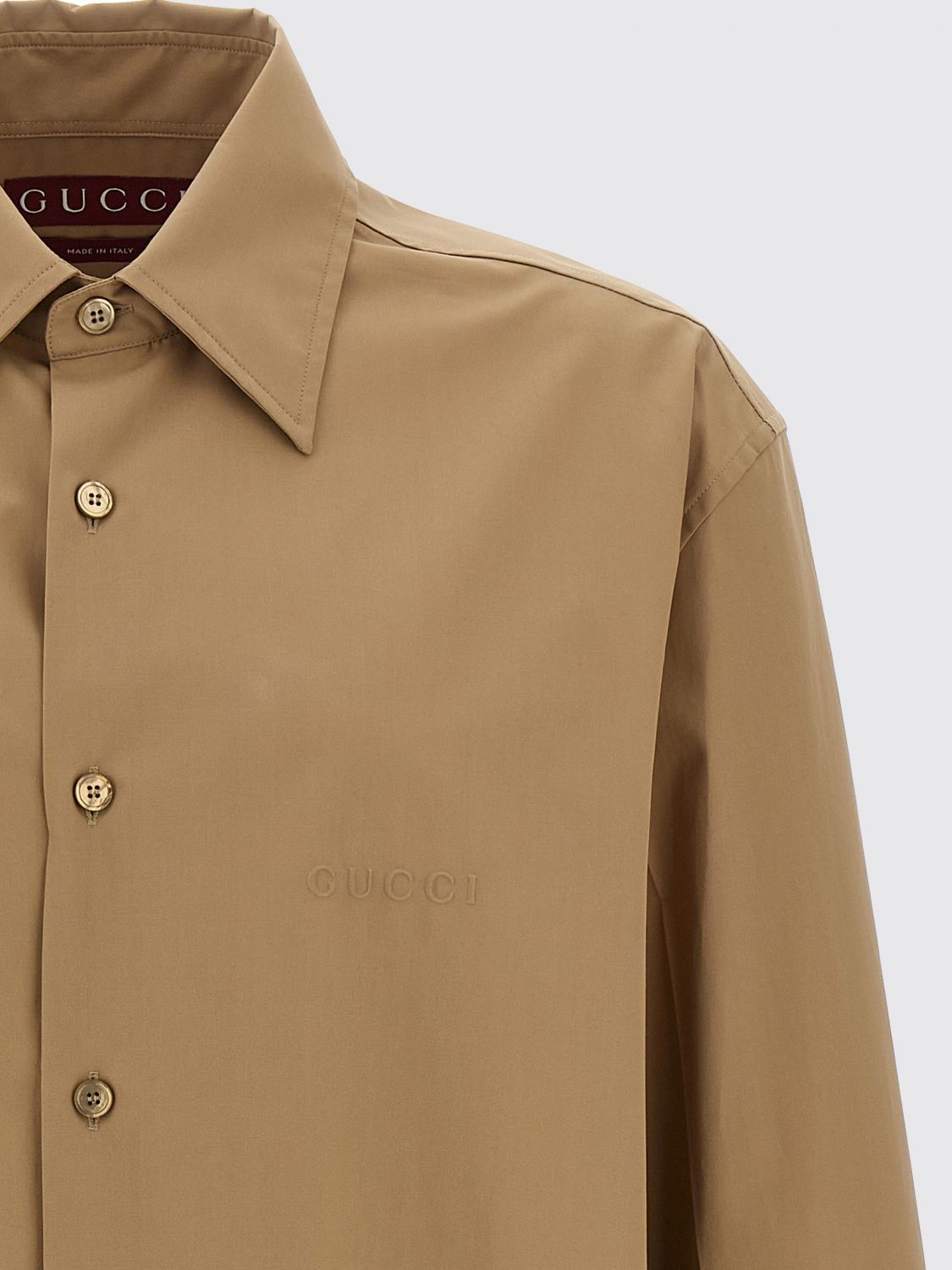 Gucci Gucci Shirt Men Beige Size US L / EU 52-54 / 3 - 3 Thumbnail