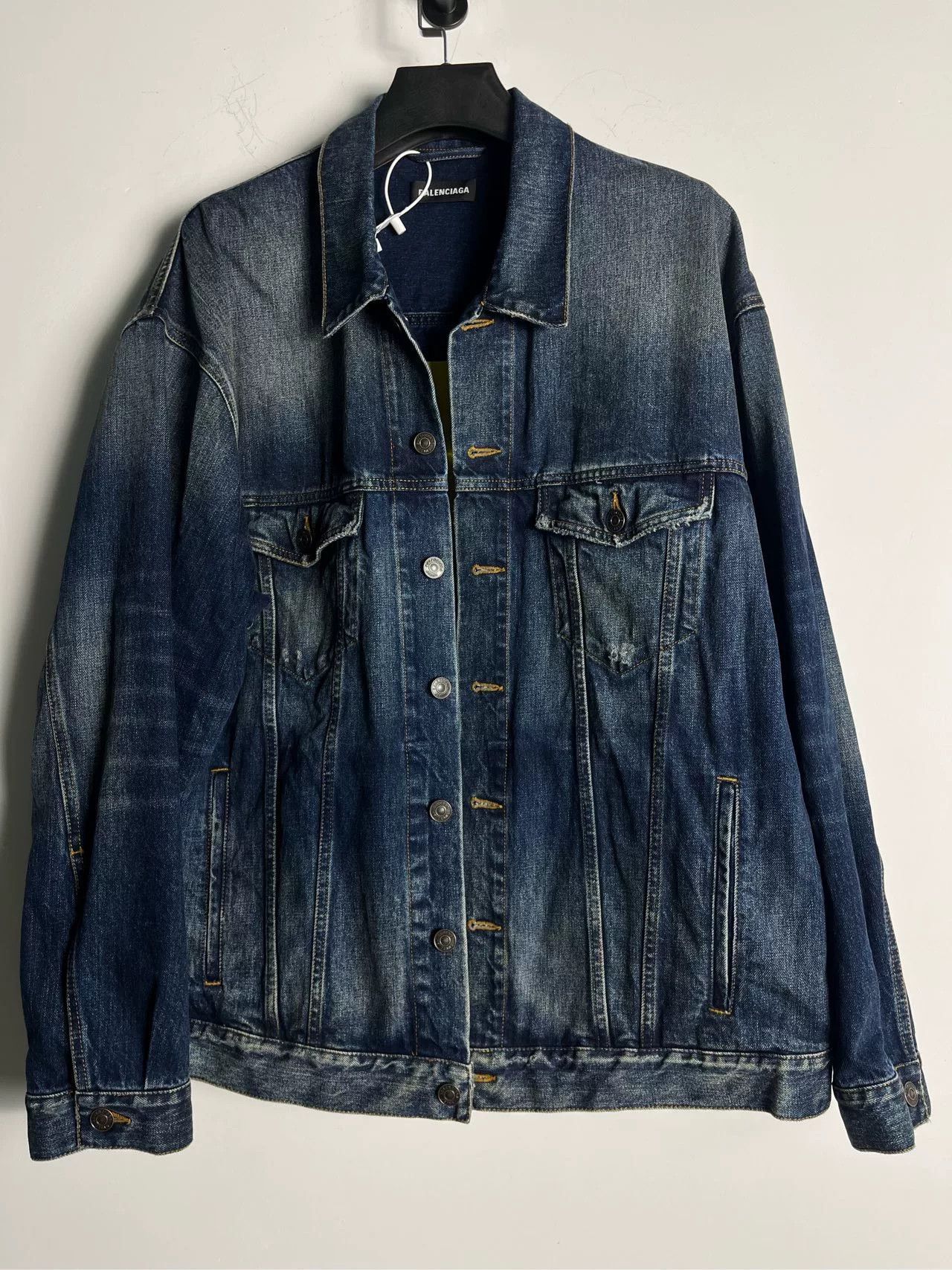 Balenciaga Balenciaga FBI Logo Denim Jacket Size 2 Size US M / EU 48-50 / 2 - 2 Thumbnail