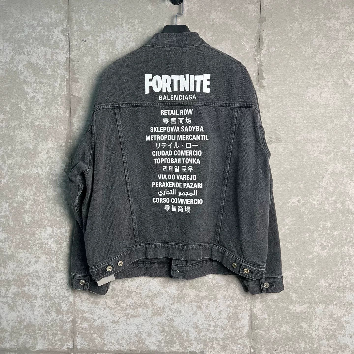 Balenciaga Balenciaga x Fortnite Limited Edition Denim Jacket XS Size US XS / EU 42 / 0 - 4 Thumbnail