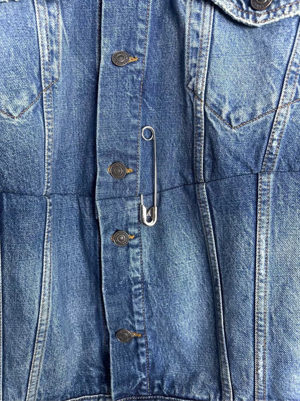 Balenciaga Balenciaga Washed Denim Jacket Size 2 Size US M / EU 48-50 / 2 - 4 Thumbnail