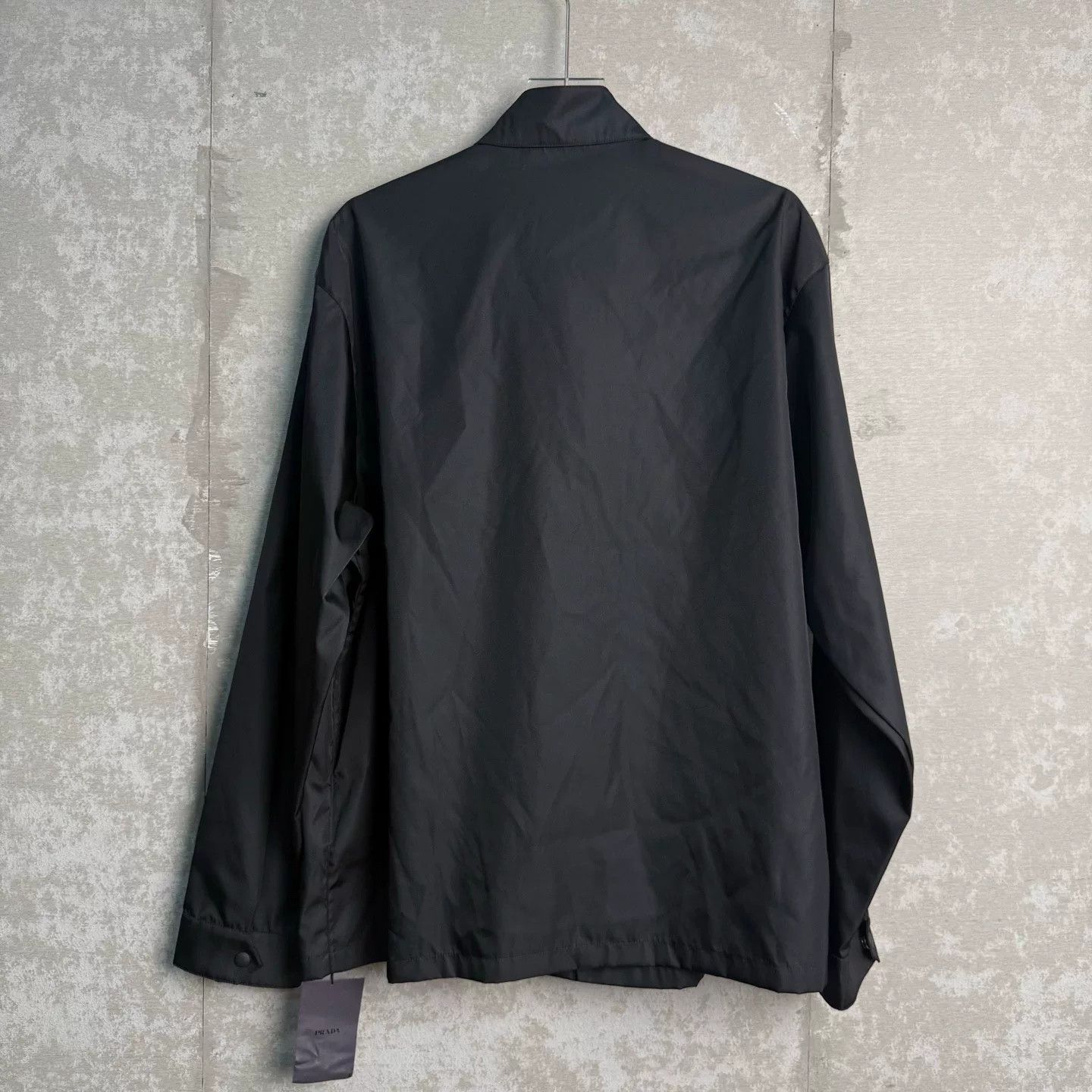 Prada Prada Triangle Logo Nylon Shirt Black S Size US S / EU 44-46 / 1 - 5 Thumbnail