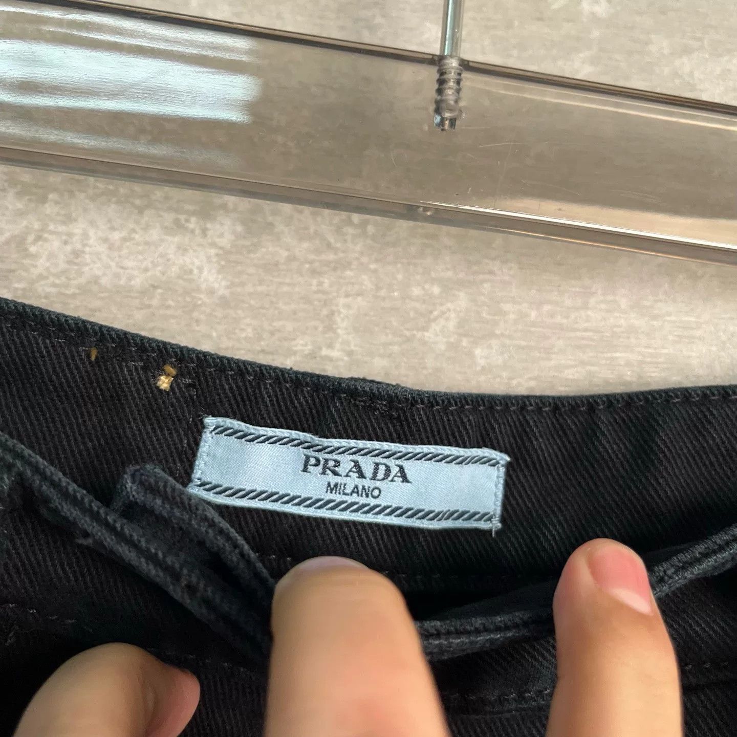 Prada Prada Black Jeans 25 Size 25" / US 0 / IT 36 - 4 Thumbnail