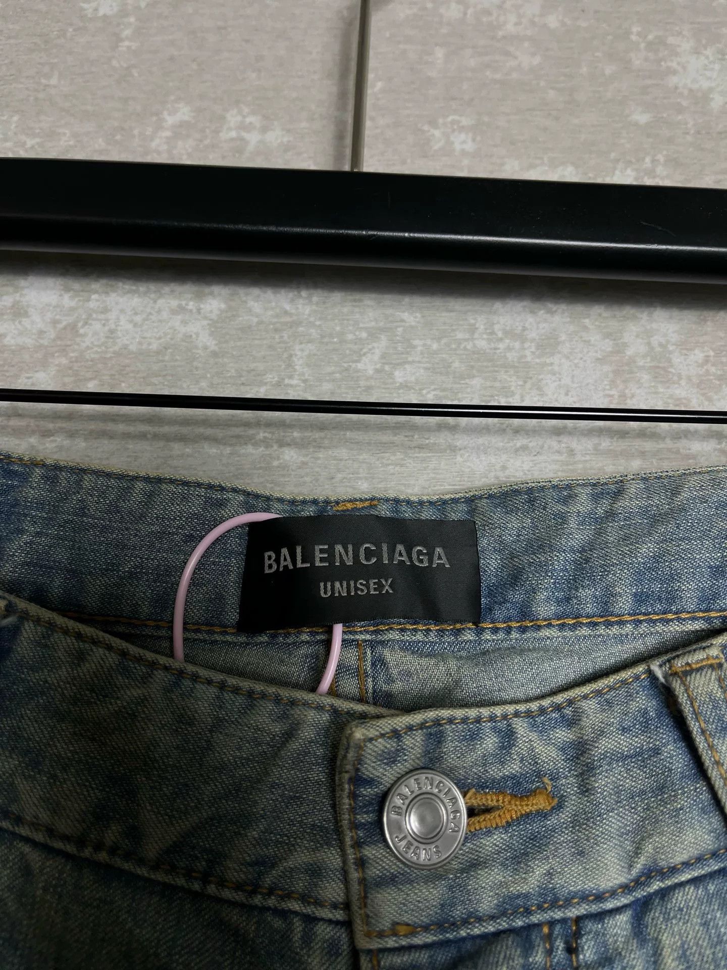 Balenciaga Balenciaga Washed Distressed Wide Leg Jeans XS Size US 28 / EU 44 - 4 Thumbnail