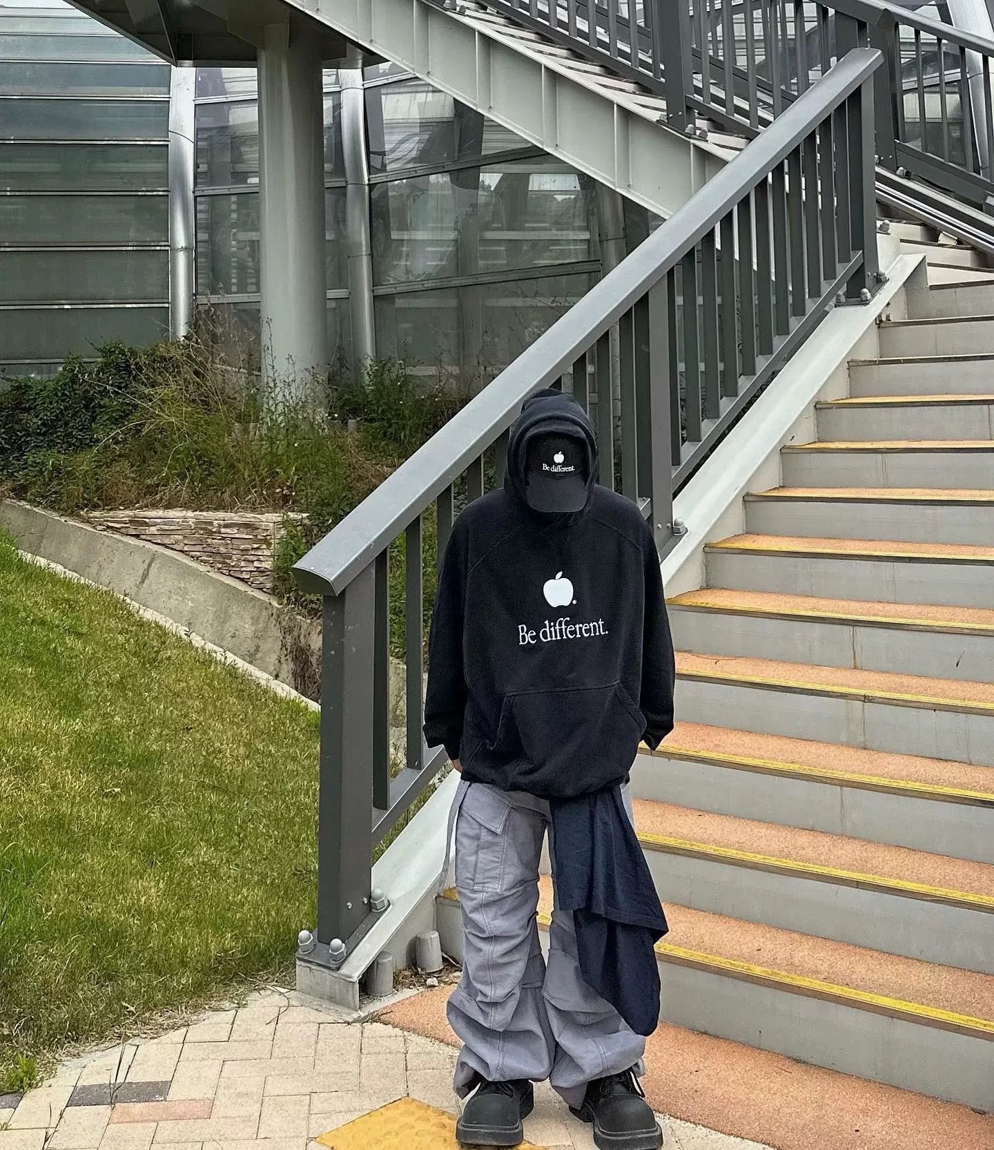 Balenciaga Balenciaga Be Different Apple Double Hoodie Size 2 Size US M / EU 48-50 / 2 - 6 Thumbnail