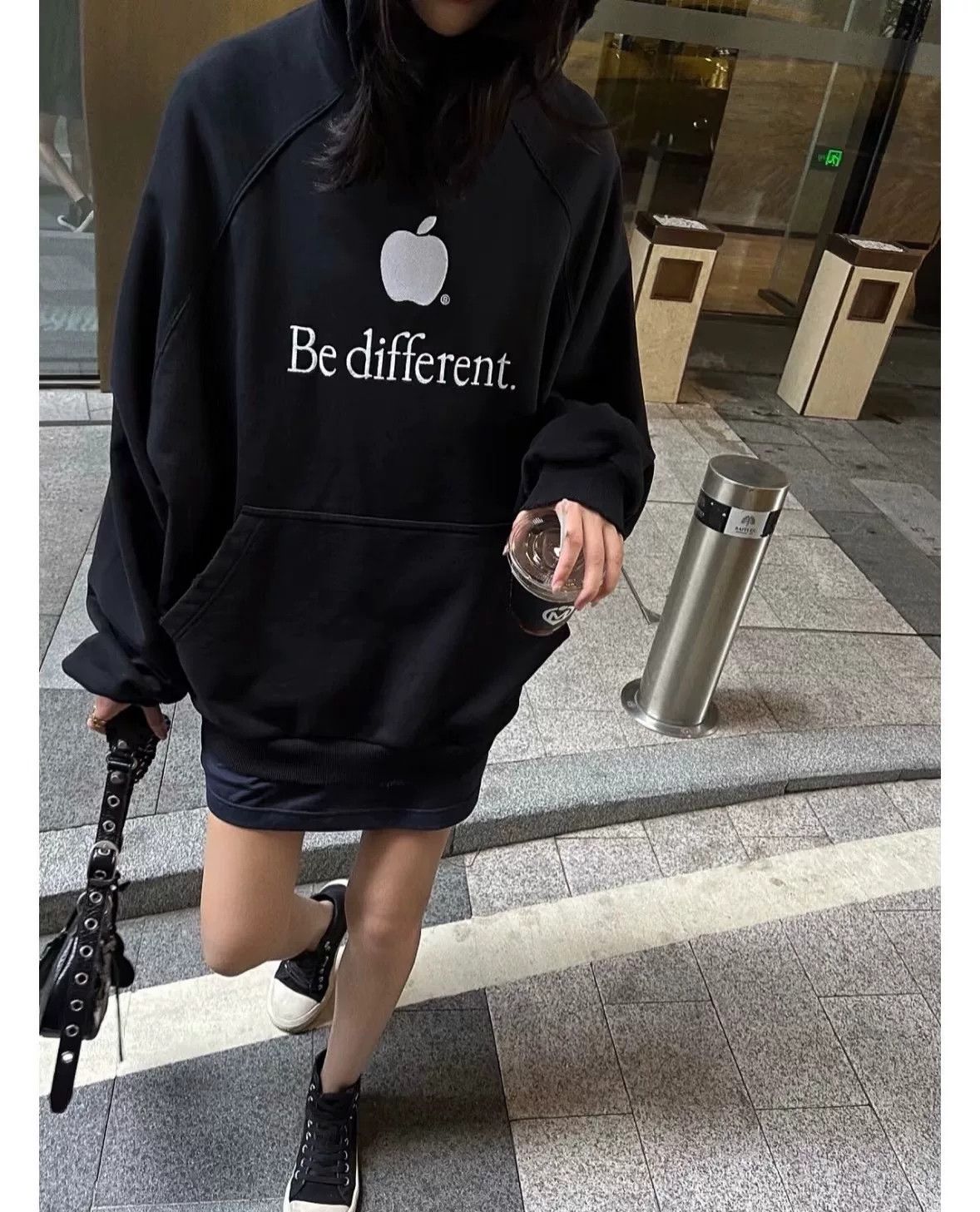 Balenciaga Balenciaga Be Different Apple Double Hoodie Size 2 Size US M / EU 48-50 / 2 - 7 Thumbnail