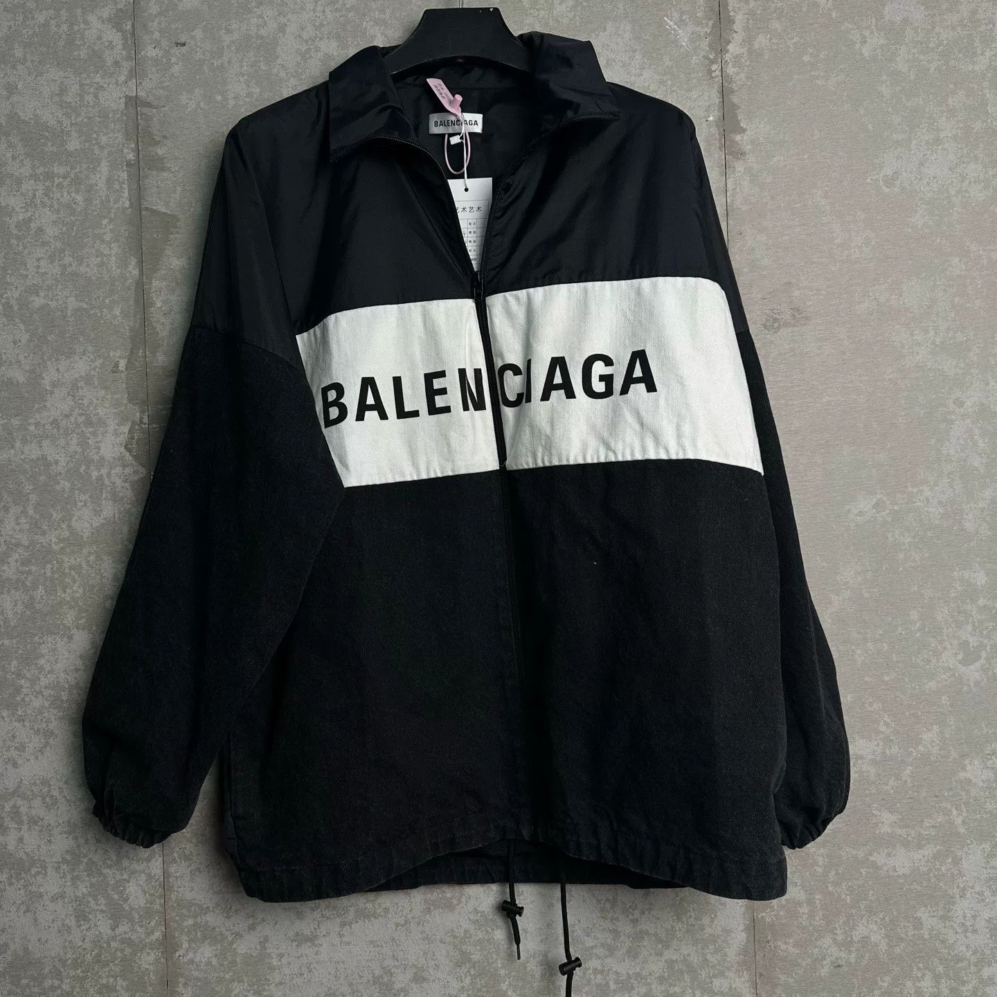 Balenciaga Balenciaga Denim Patch Logo Track Jacket 34 Size US XXS / EU 40 - 2 Thumbnail