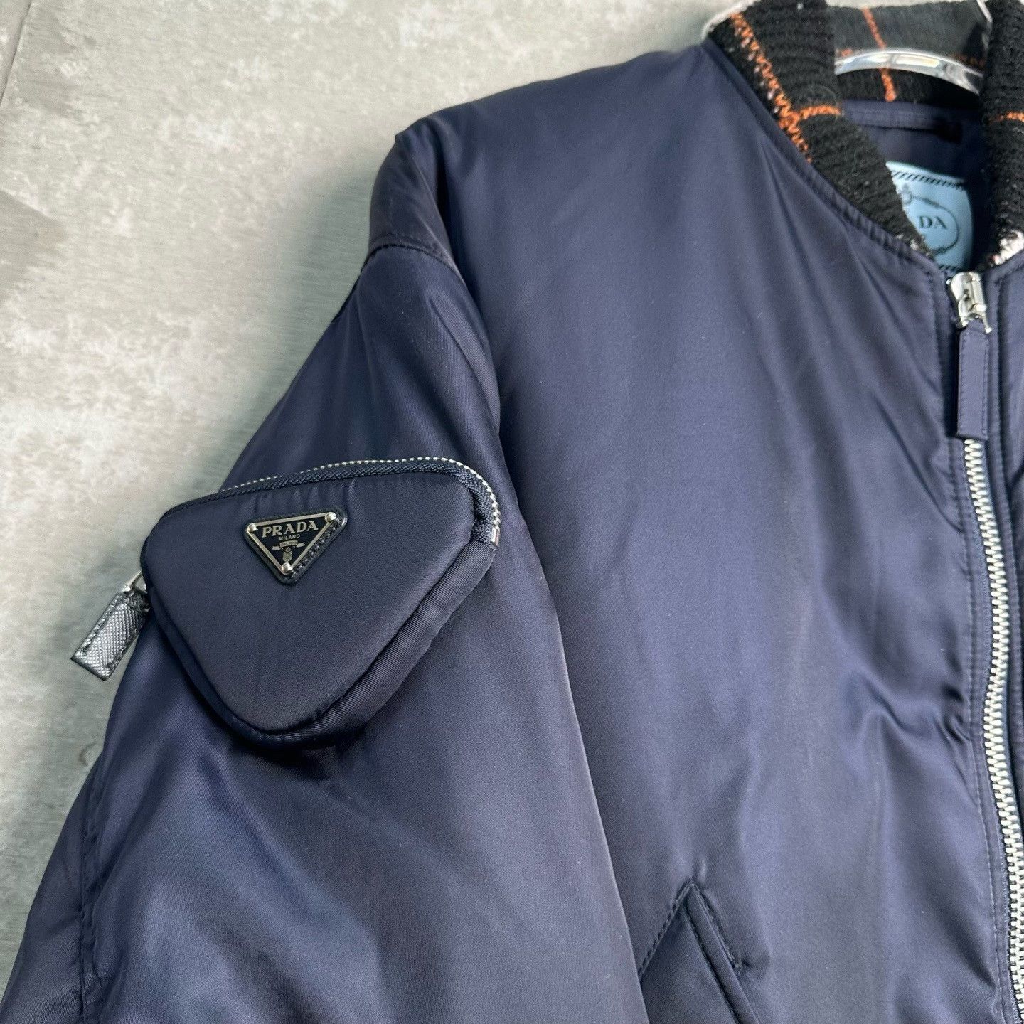 Prada Prada Raf Simons Wool Trim Bomber Jacket S Size US S / EU 44-46 / 1 - 4 Thumbnail